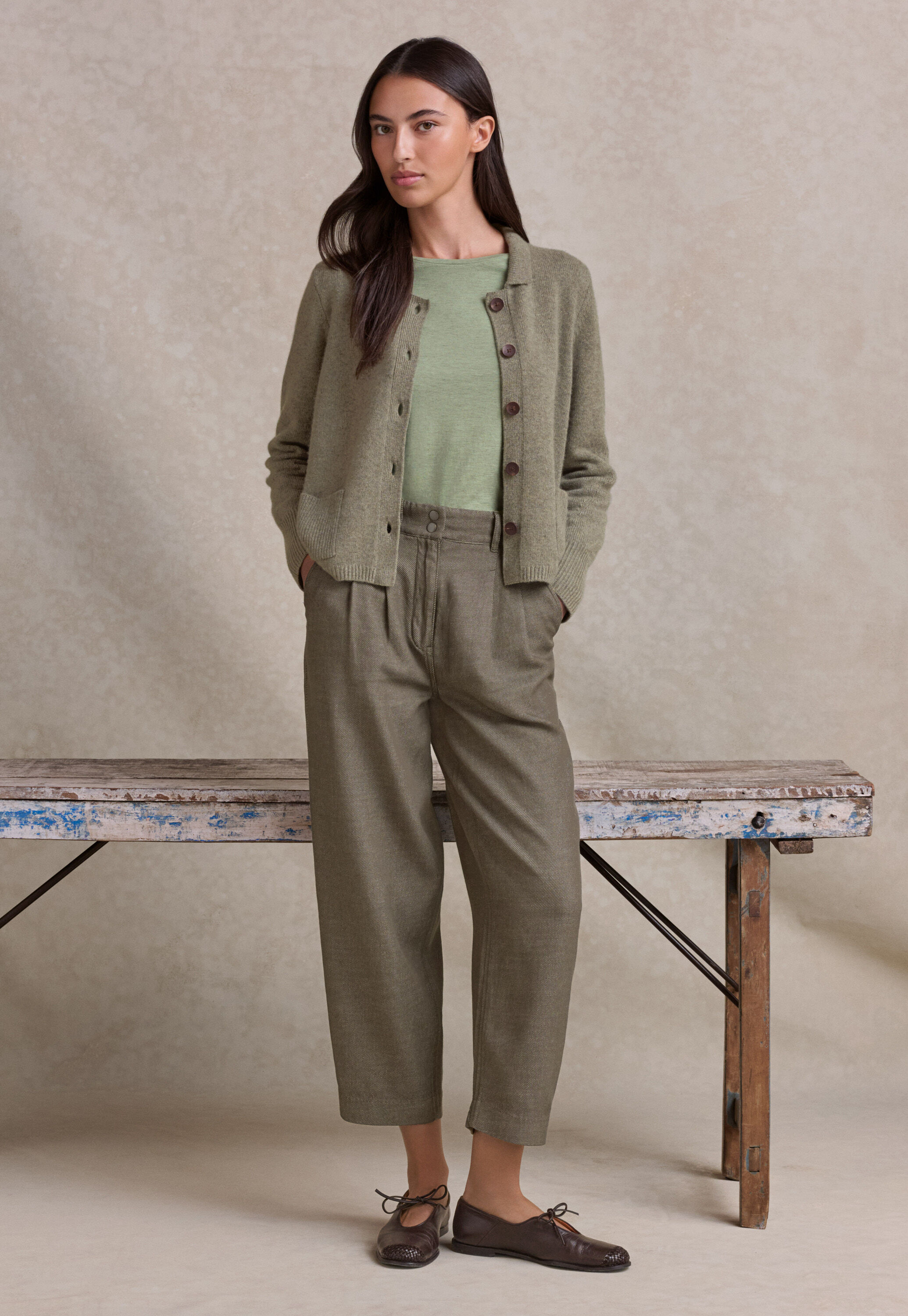 Round-neck top