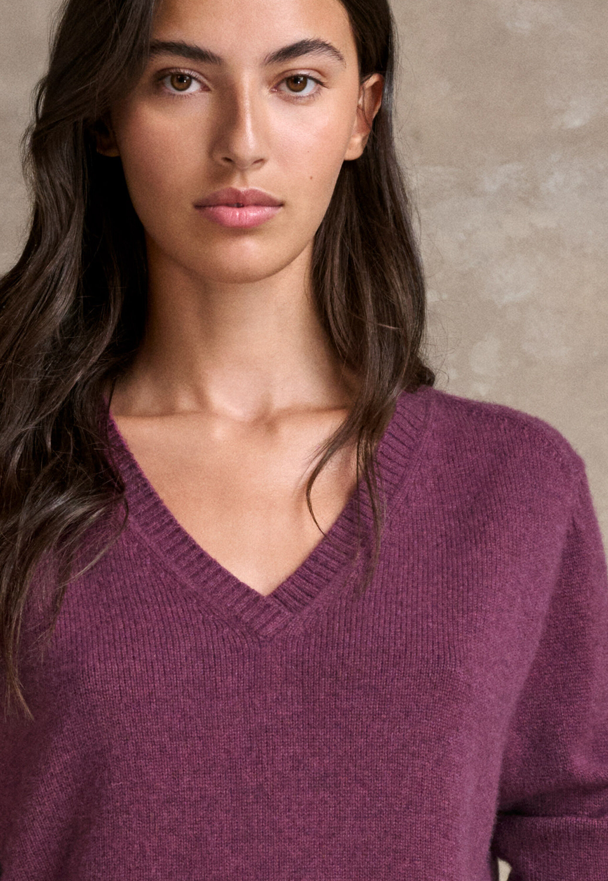 V-neck sweater