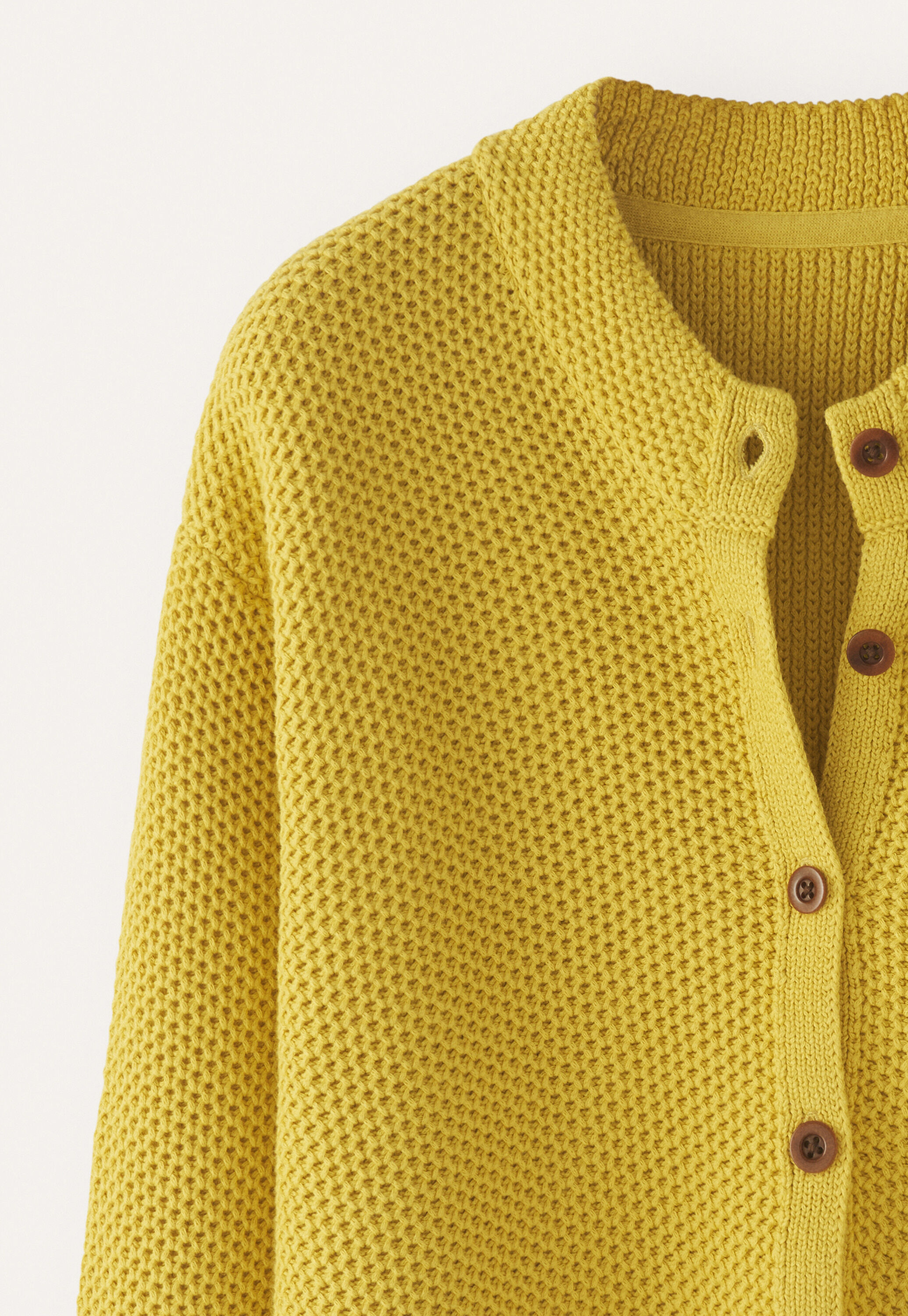 Basket-stitch cardigan