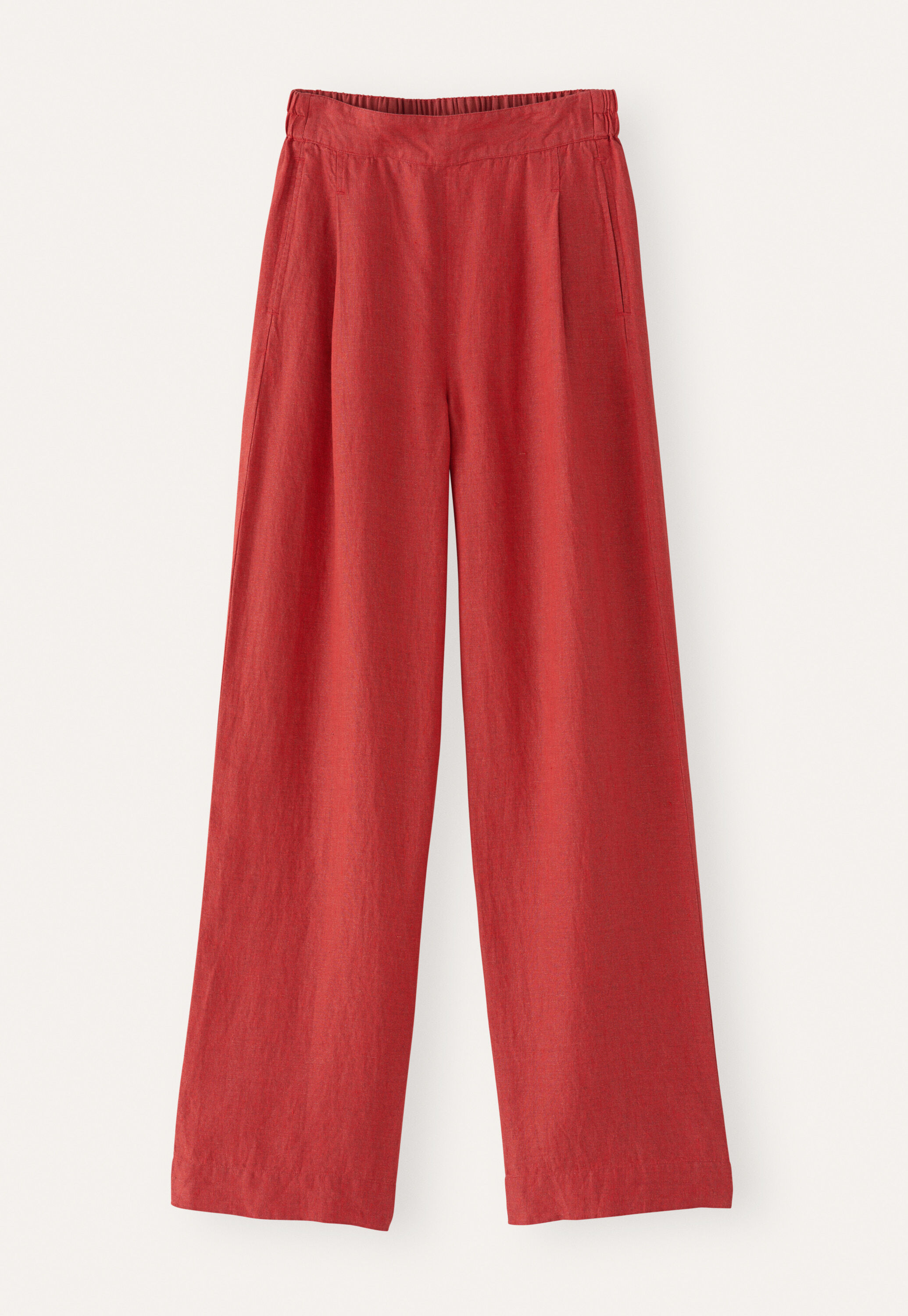 Flat-front trousers