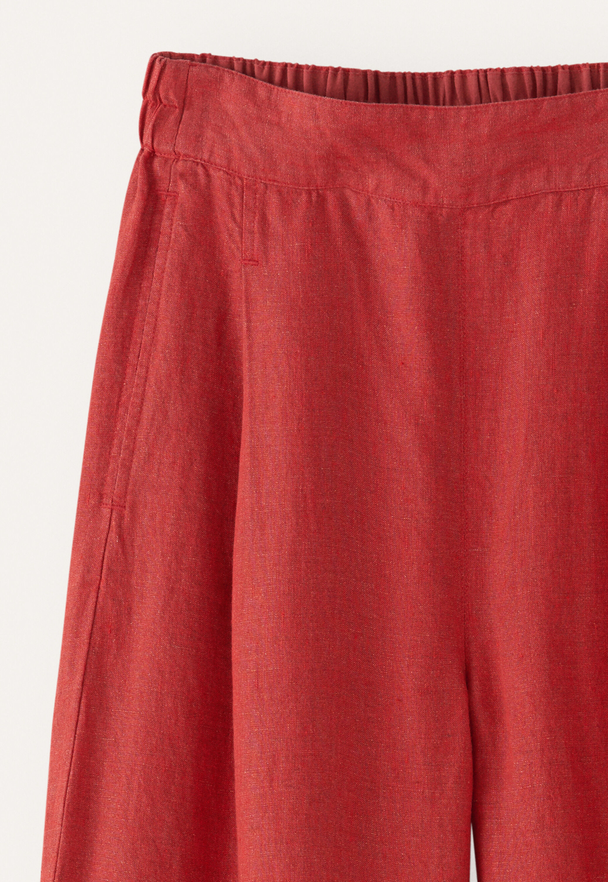 Flat-front trousers