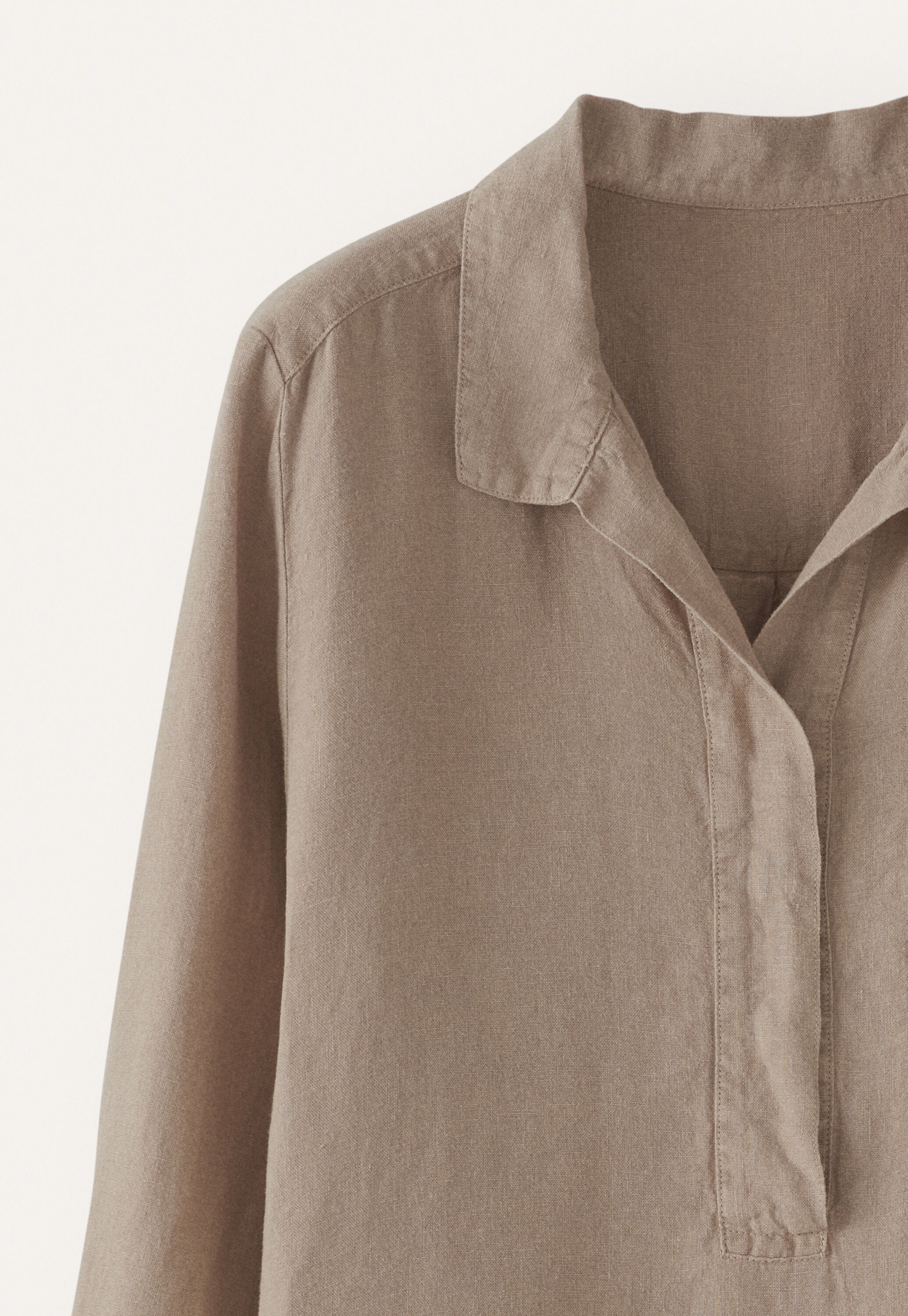 Placket-detail dress
