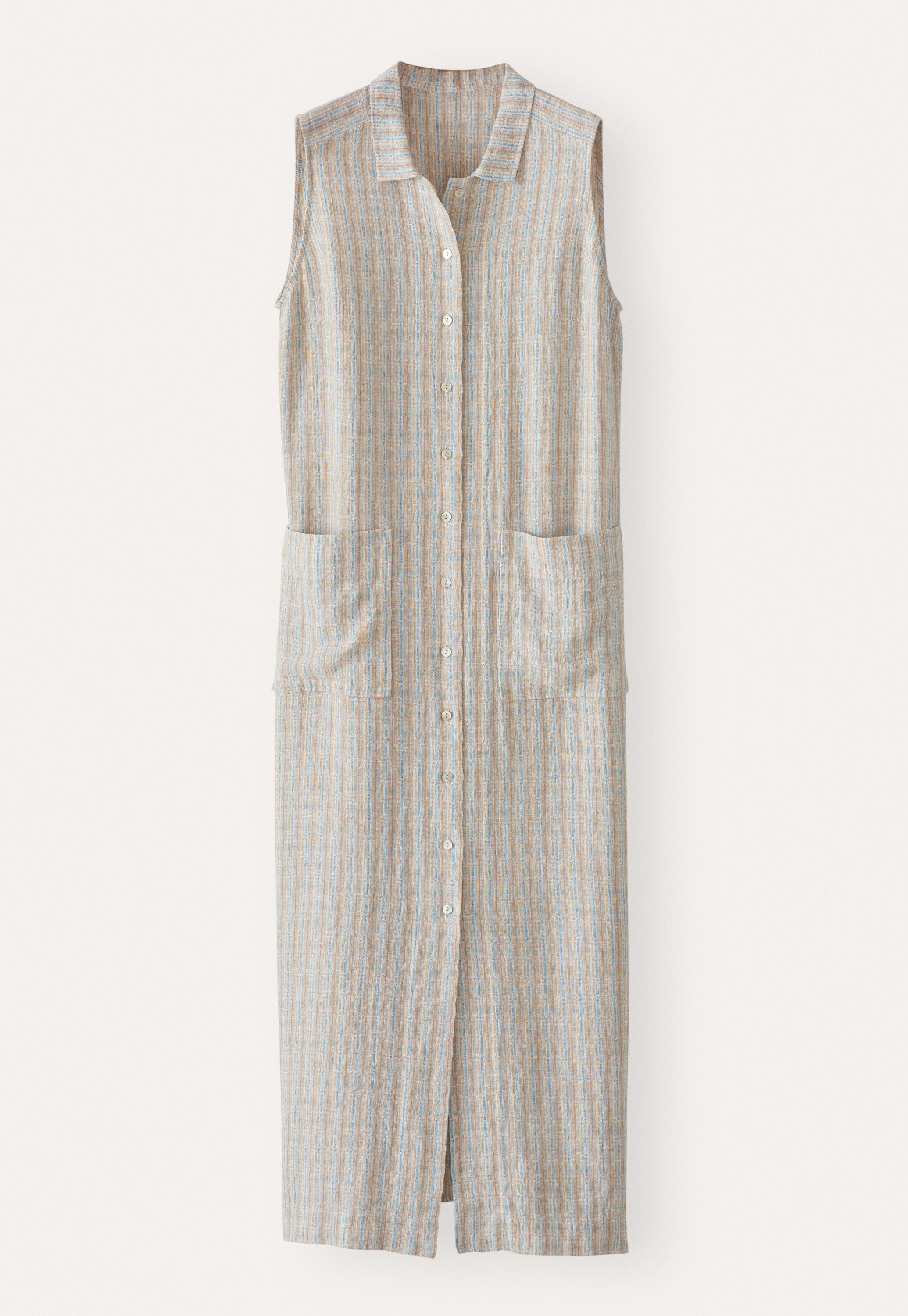 Sleeveless checked dress