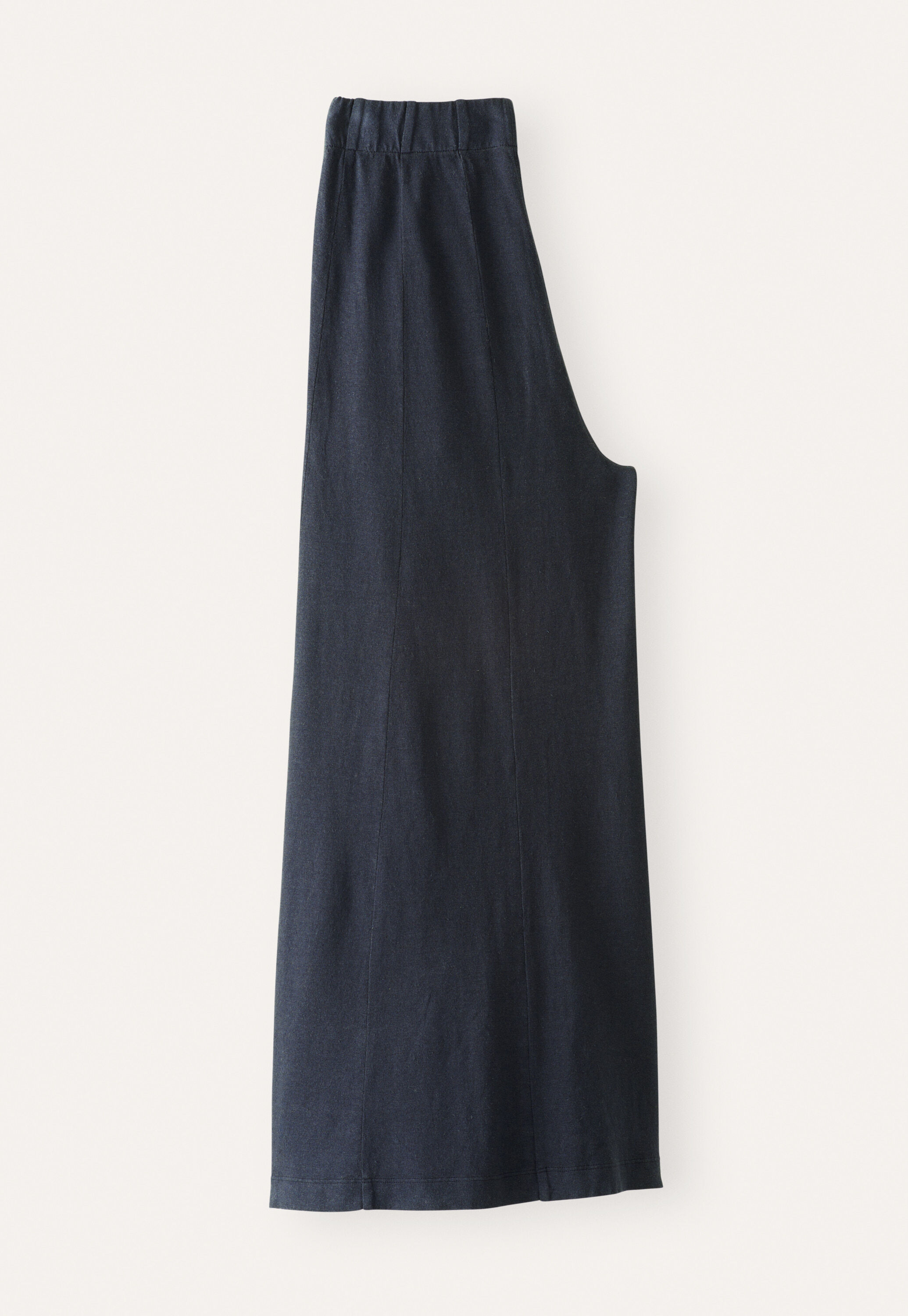 Wide-leg jersey trousers