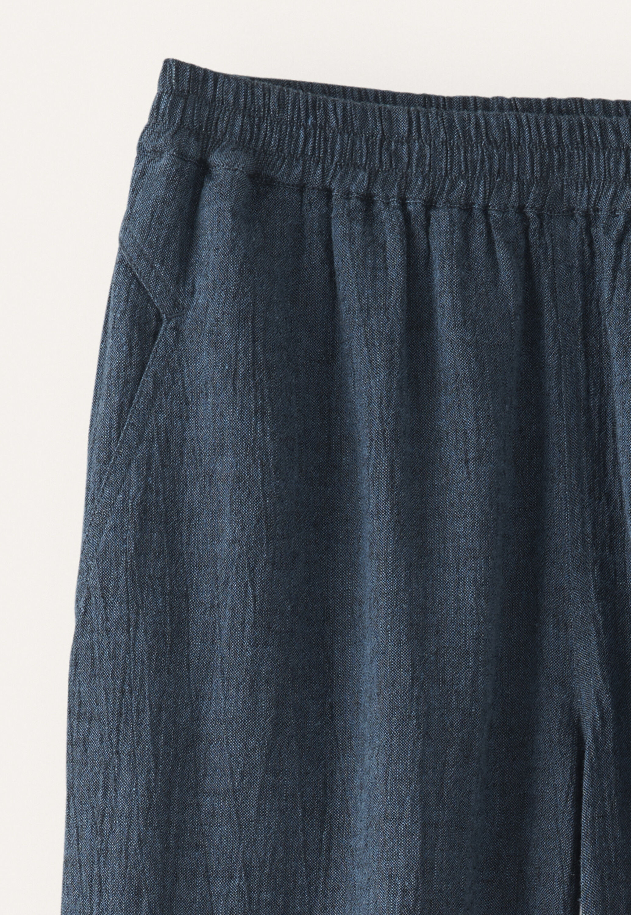 Crinkle tapered trousers