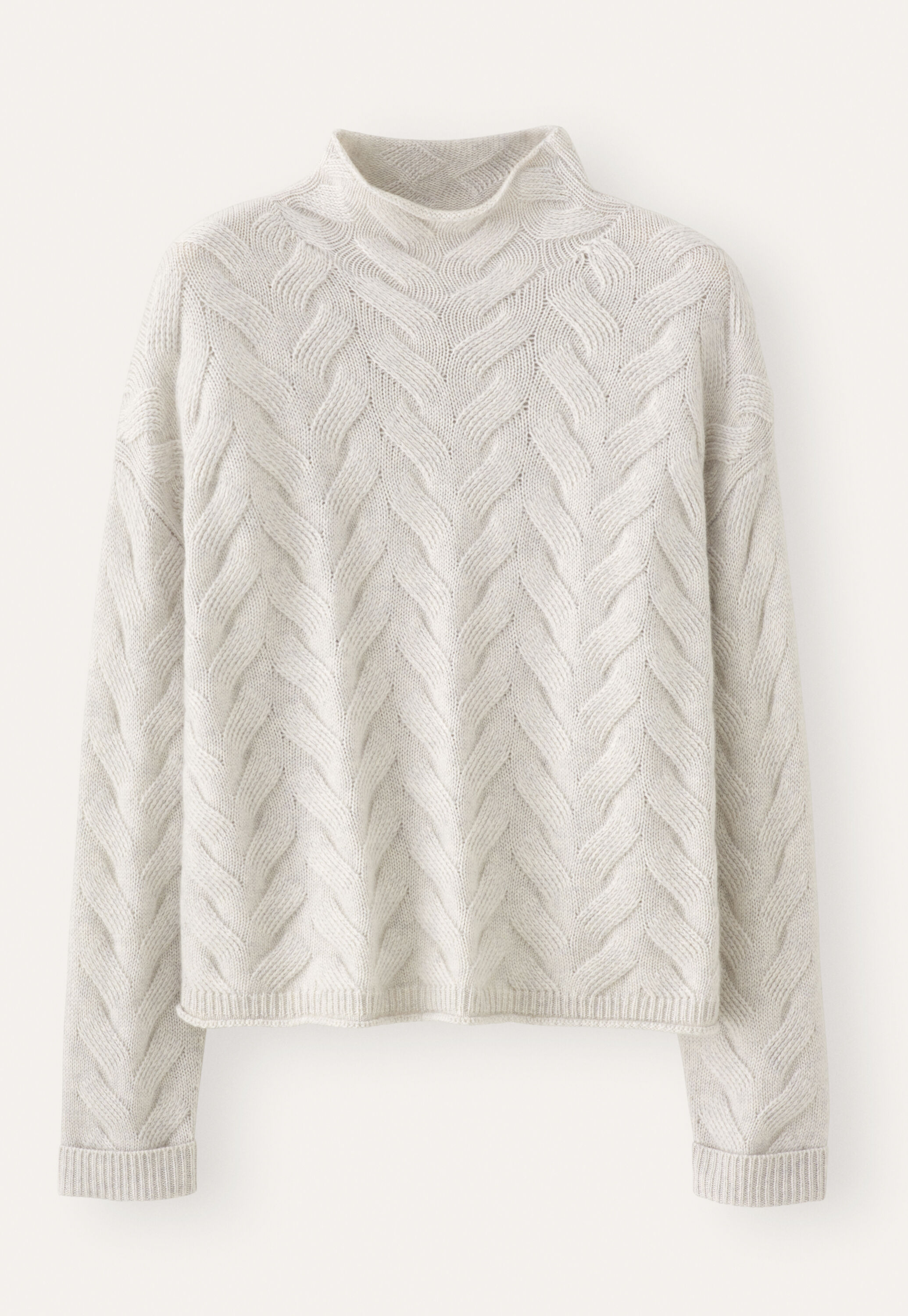 Cable sweater