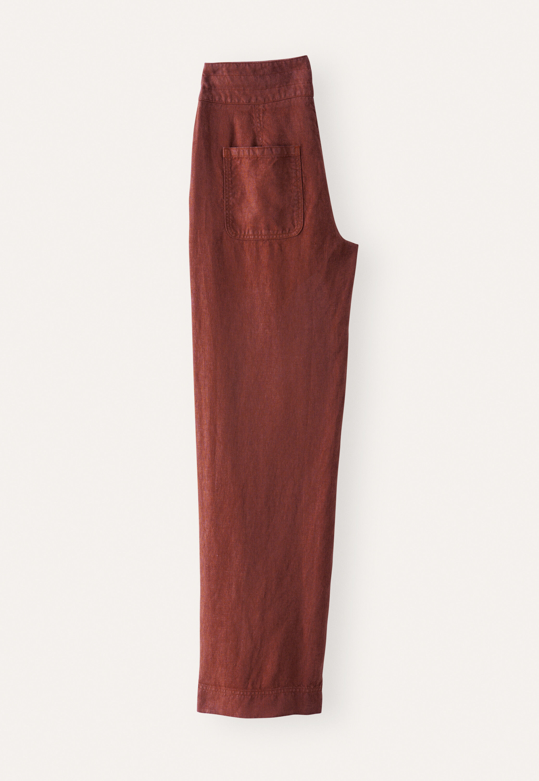 POETRY - Heavy linen straight-leg trousers