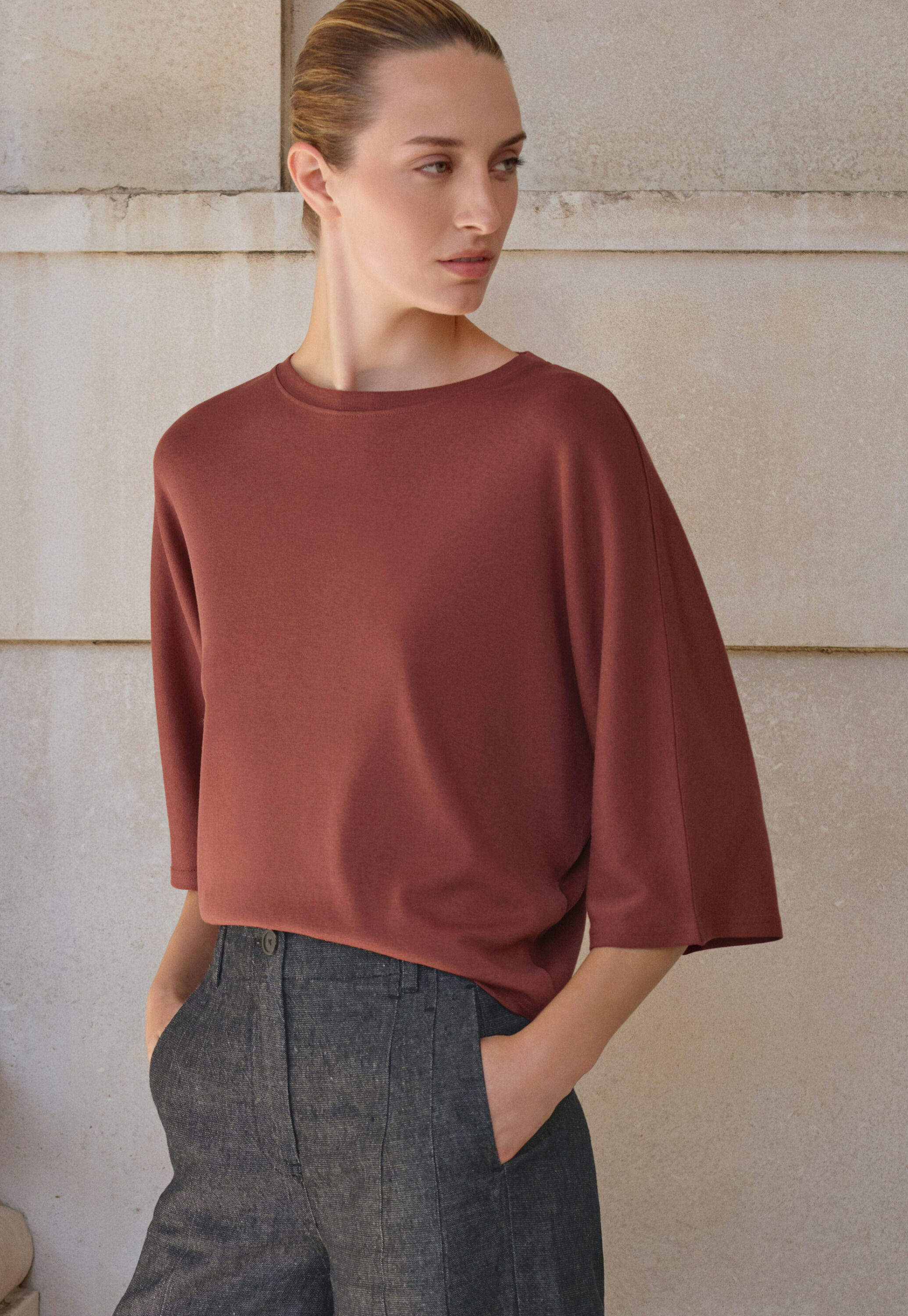 Zip-front cardigan