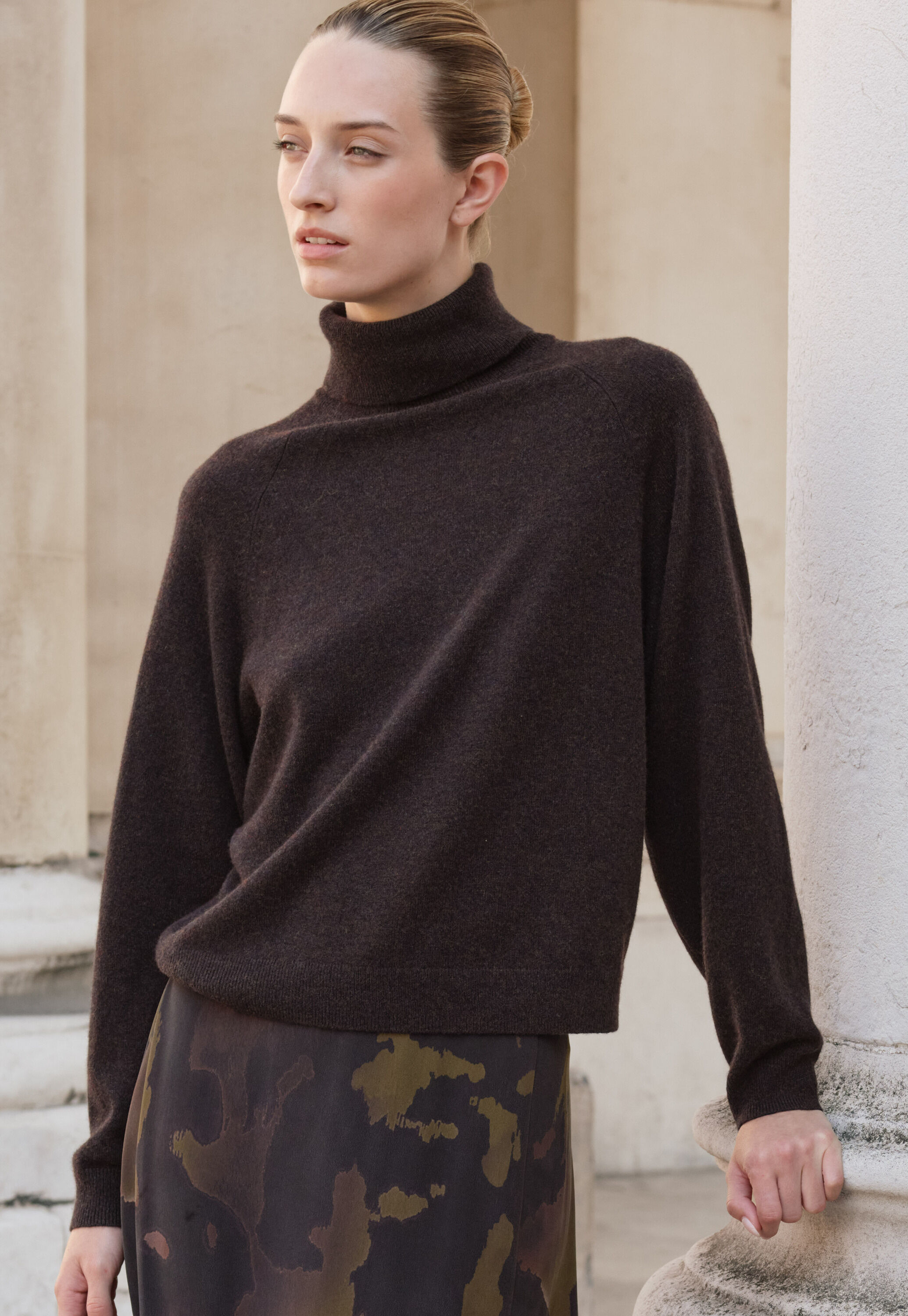 Zip-front cardigan