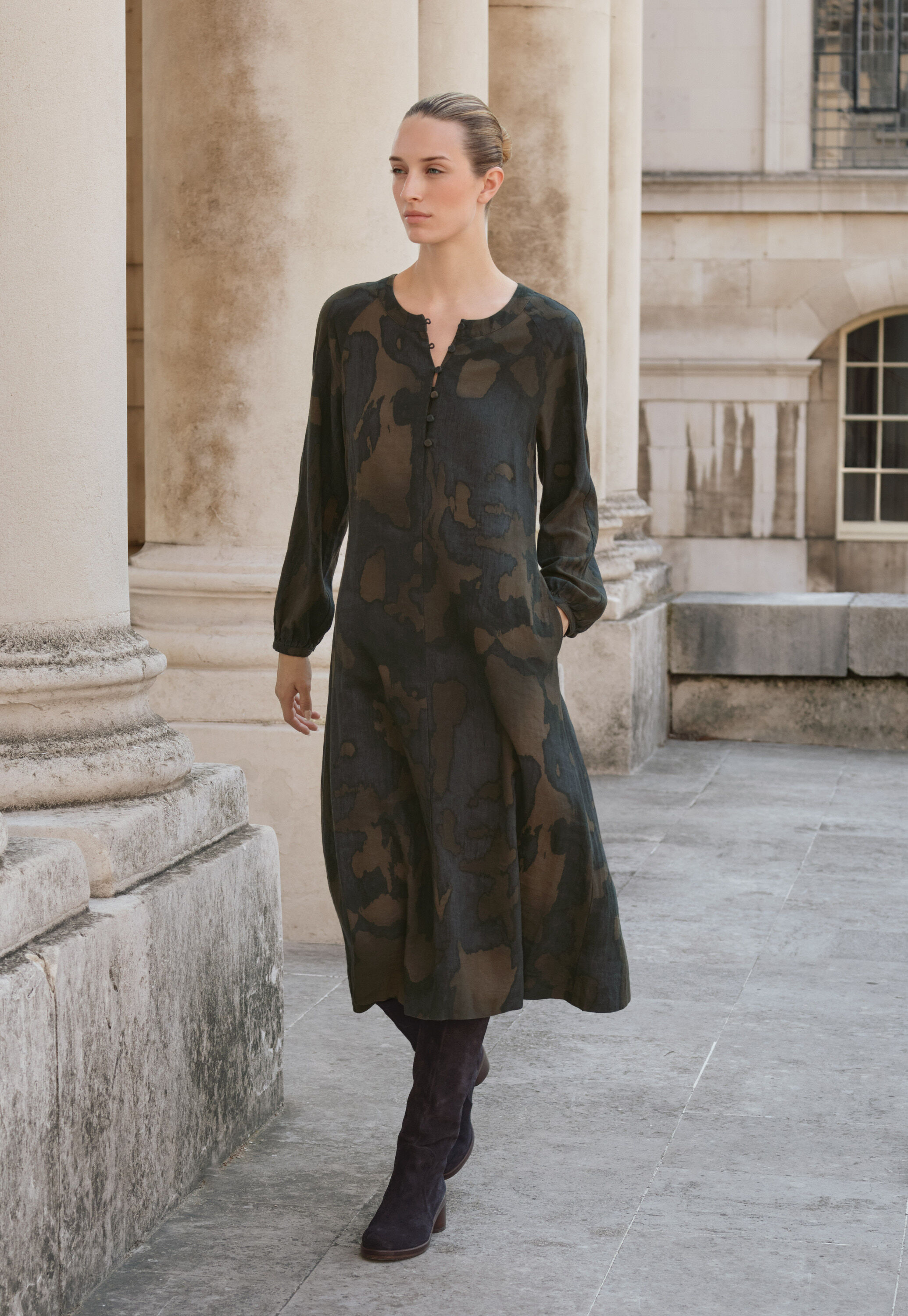 Zip-front cardigan