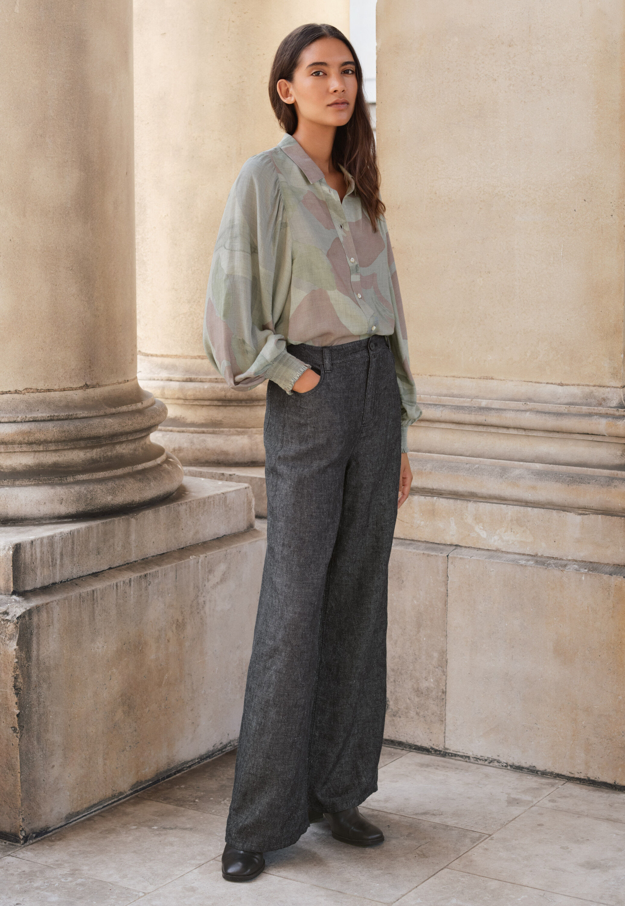 Wide & straight leg trousers