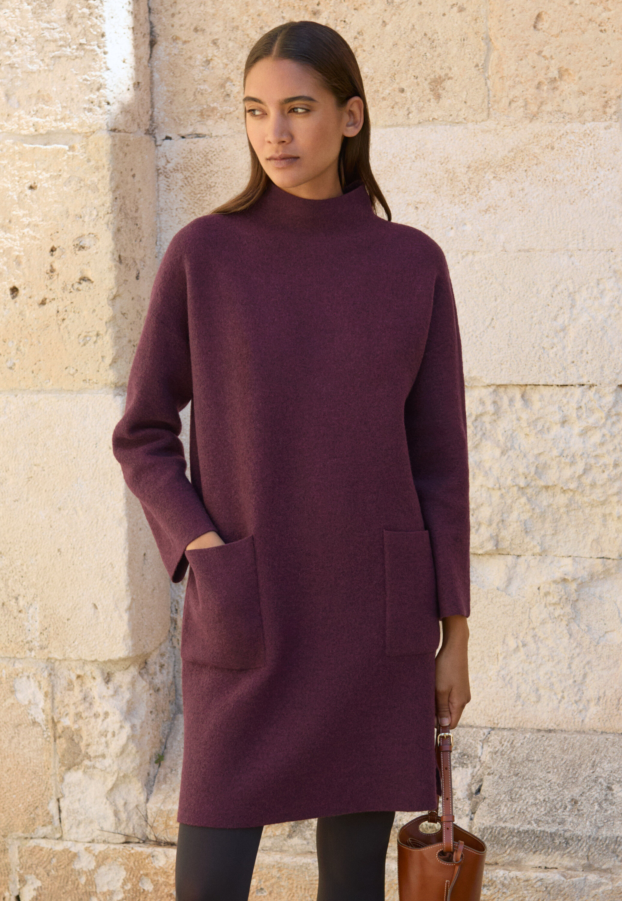 Patch-pocket dress