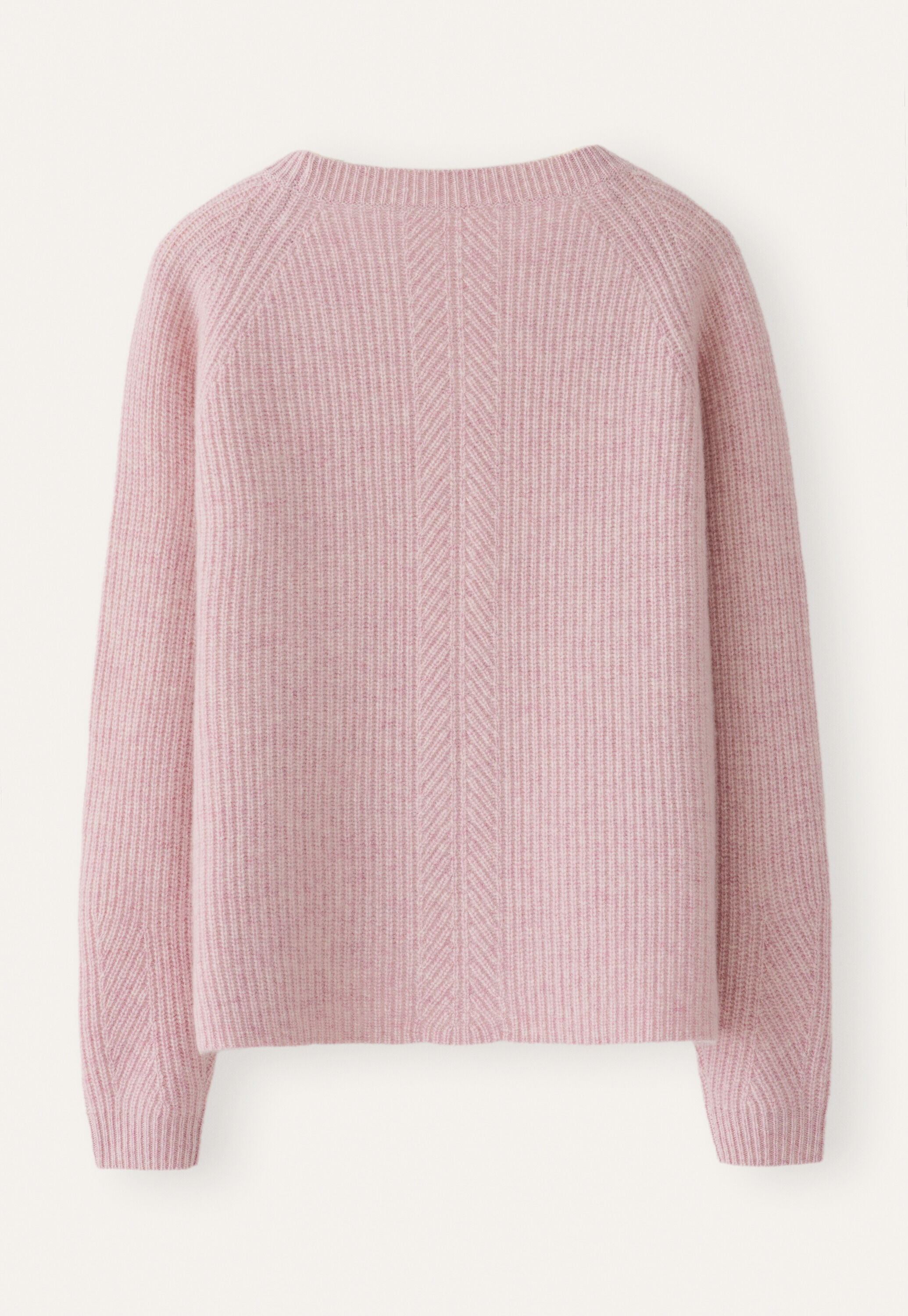 Ribbed crew-neck sweater