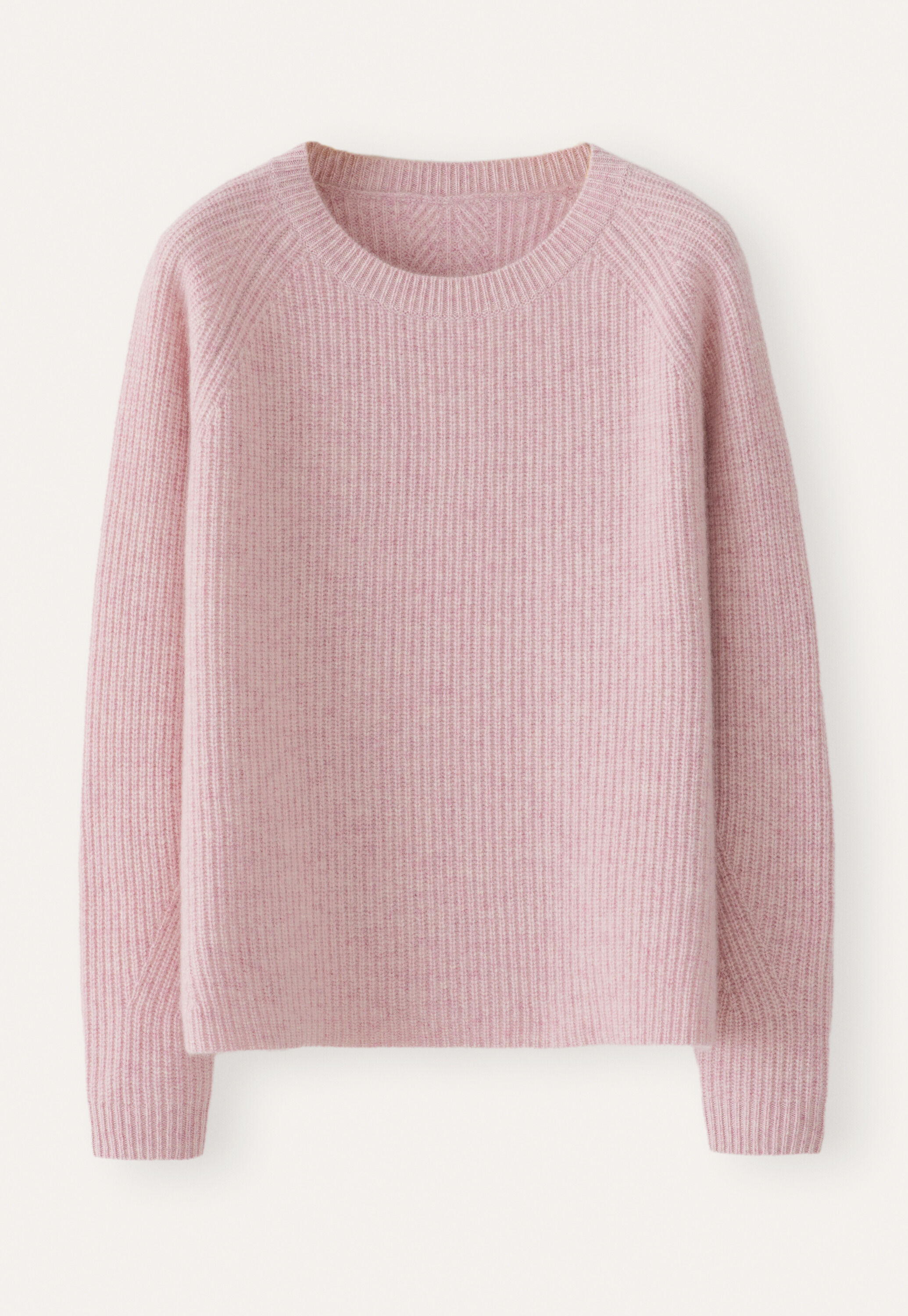 Ribbed crew-neck sweater