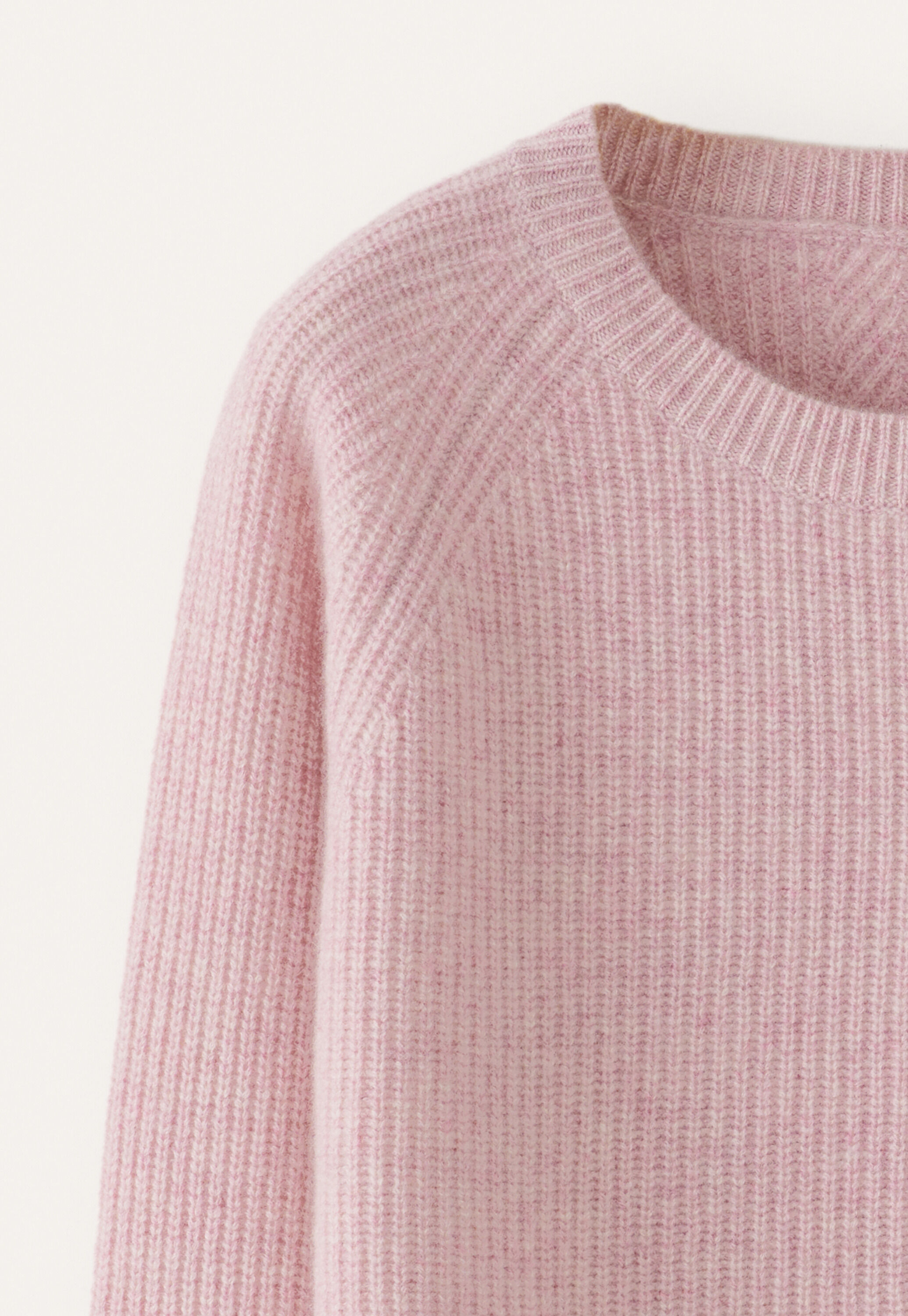 Ribbed crew-neck sweater