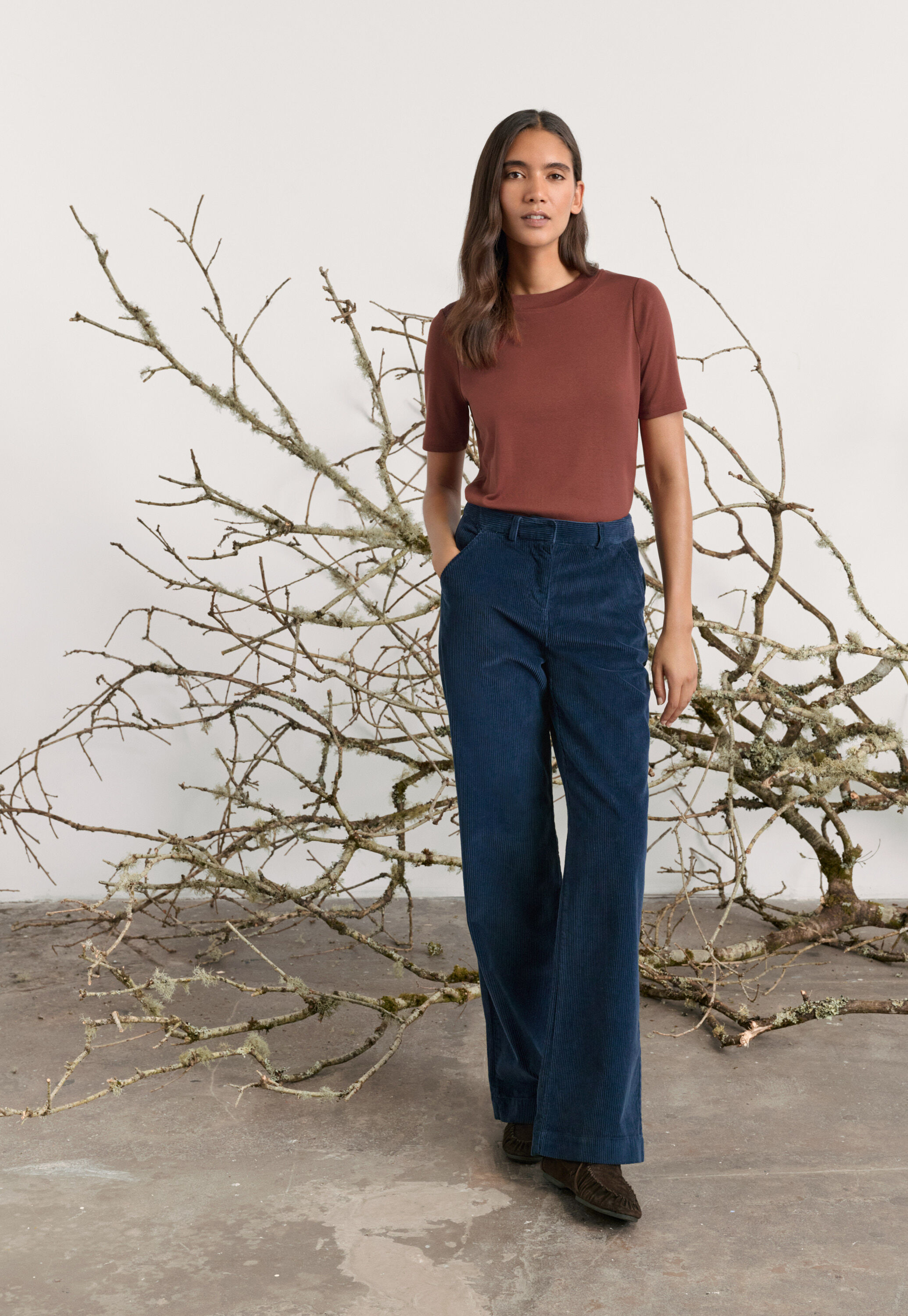 Silk & cotton T-shirt