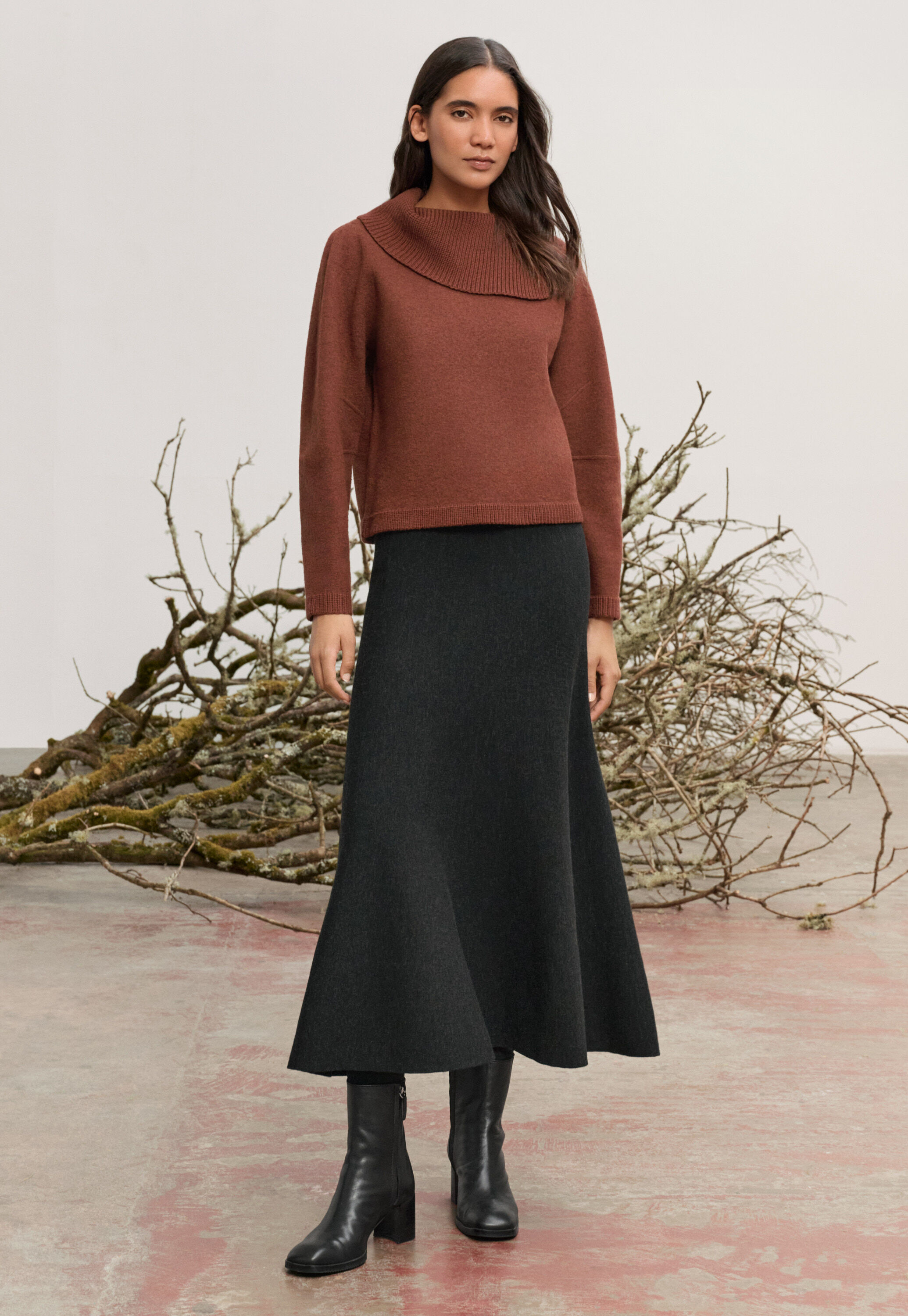 Knitted skirt