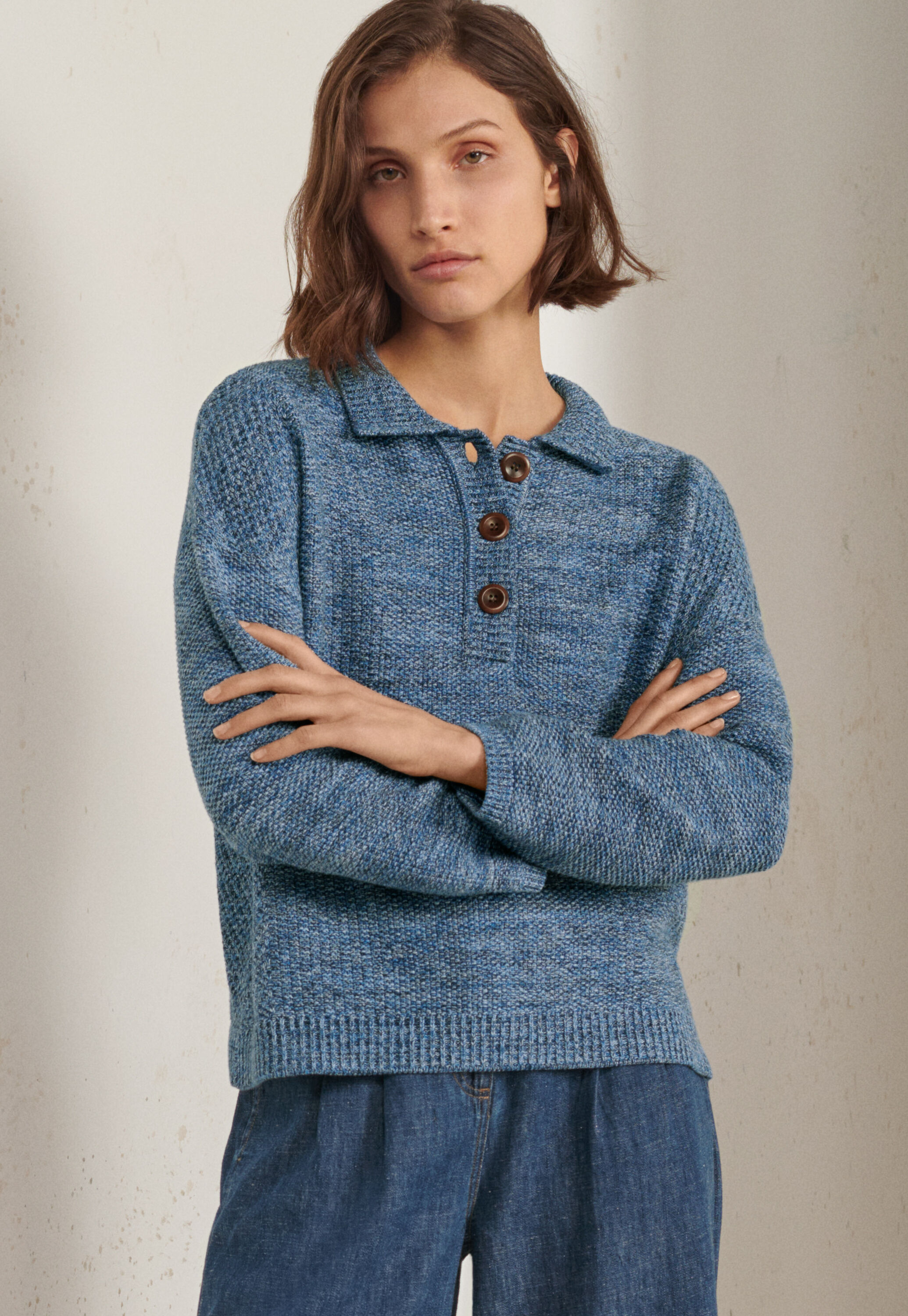 Collared sweater