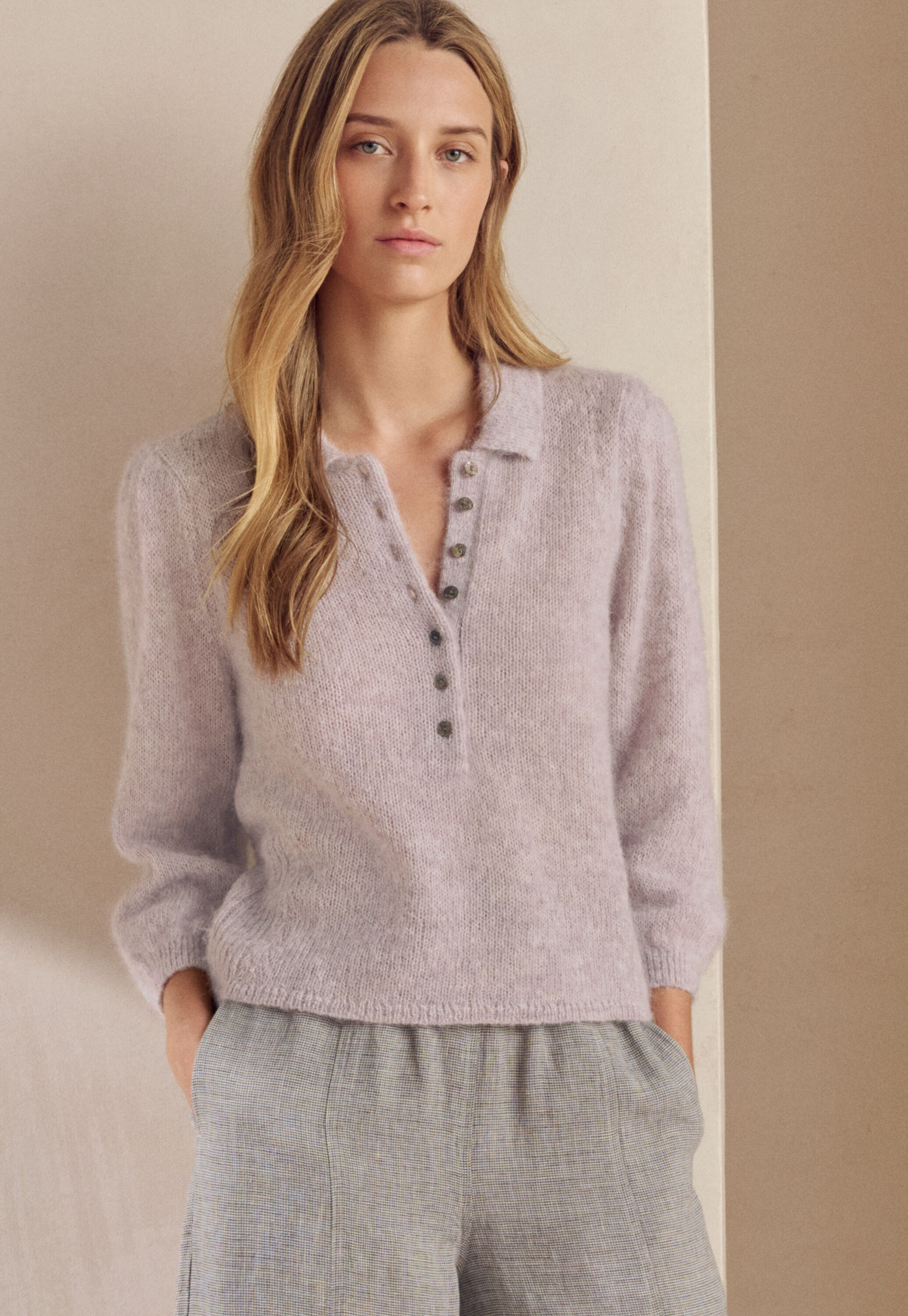 Collared sweater