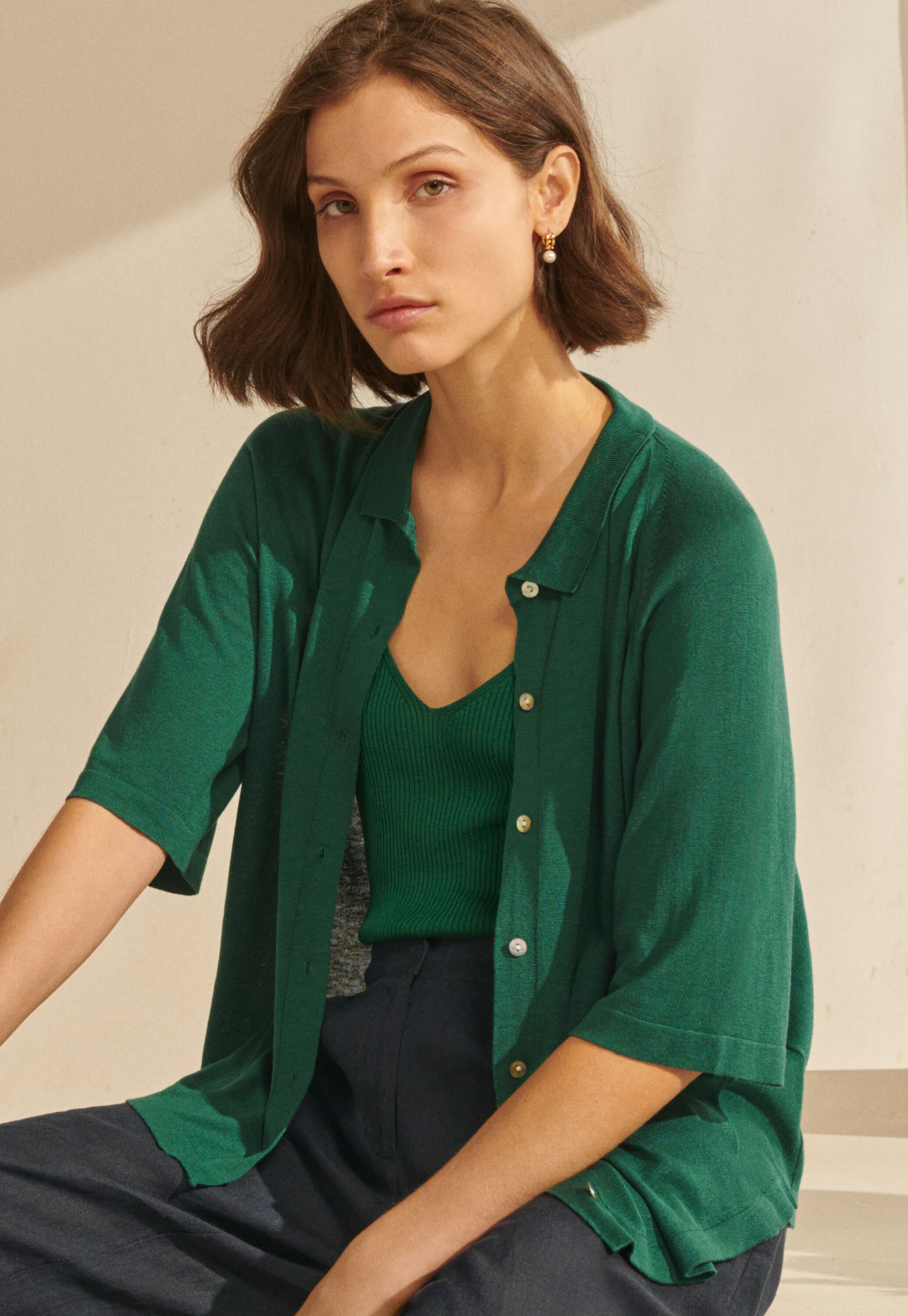 Knitted shirt