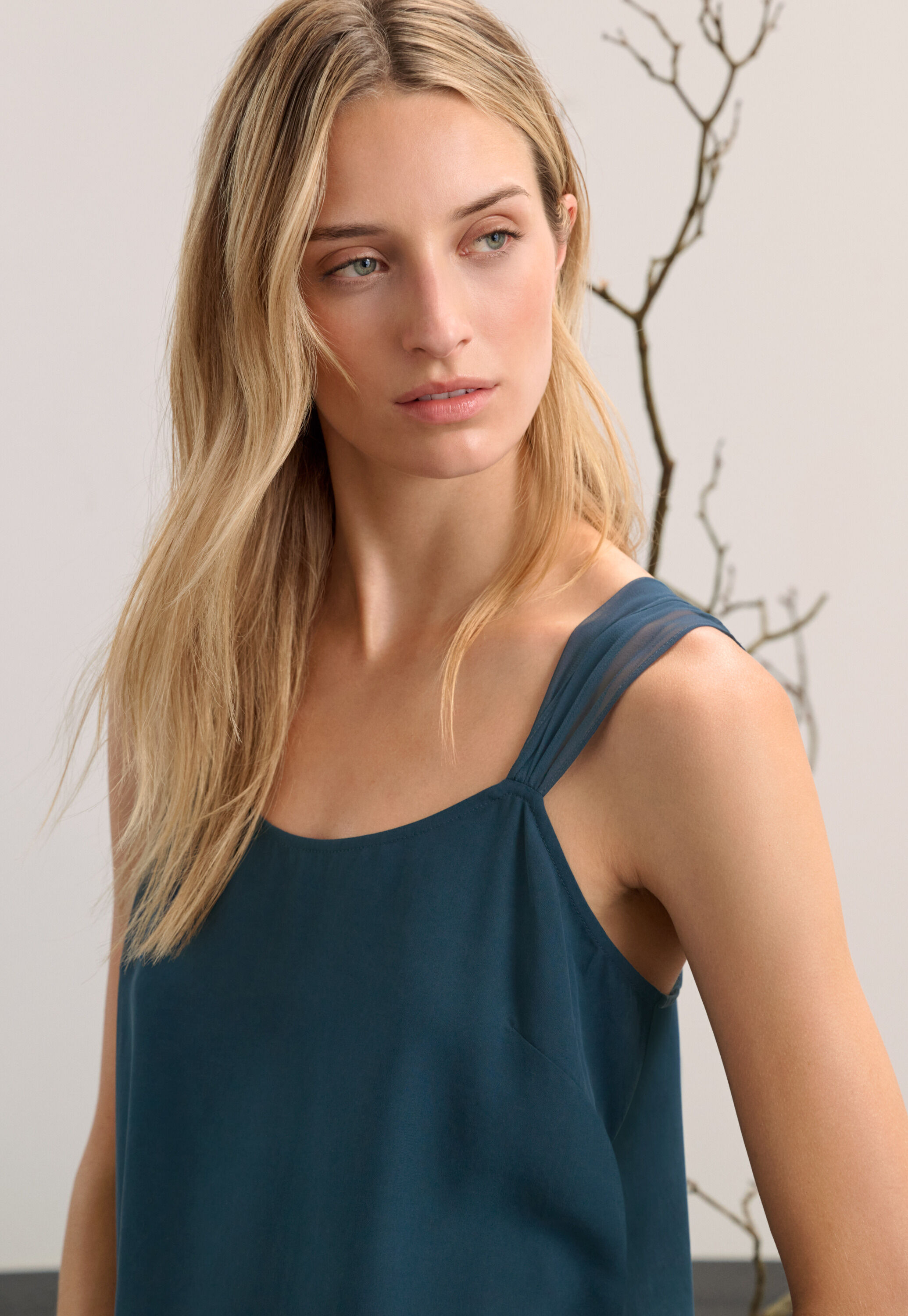 Chiffon strap camisole