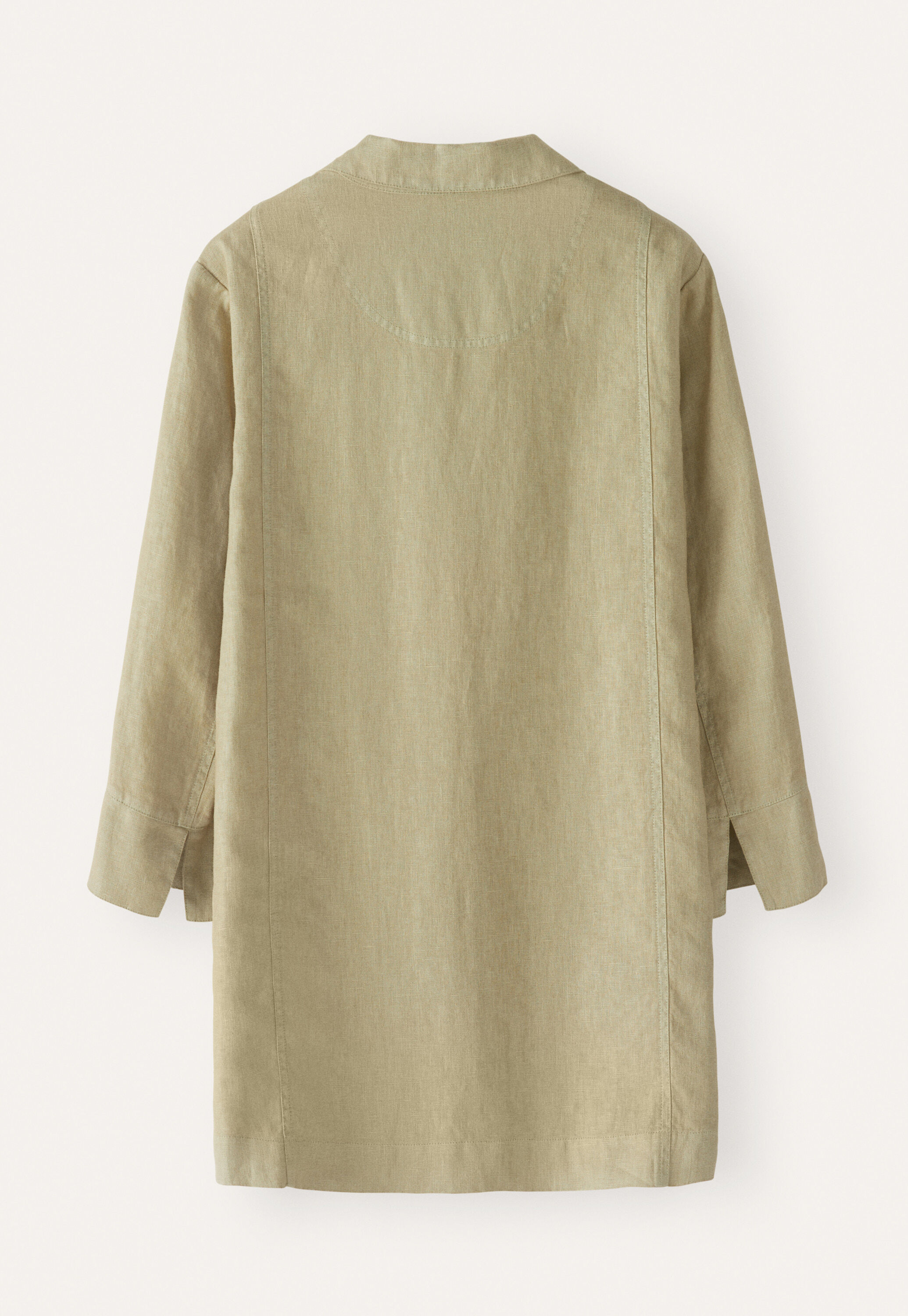 Notch-neck tunic