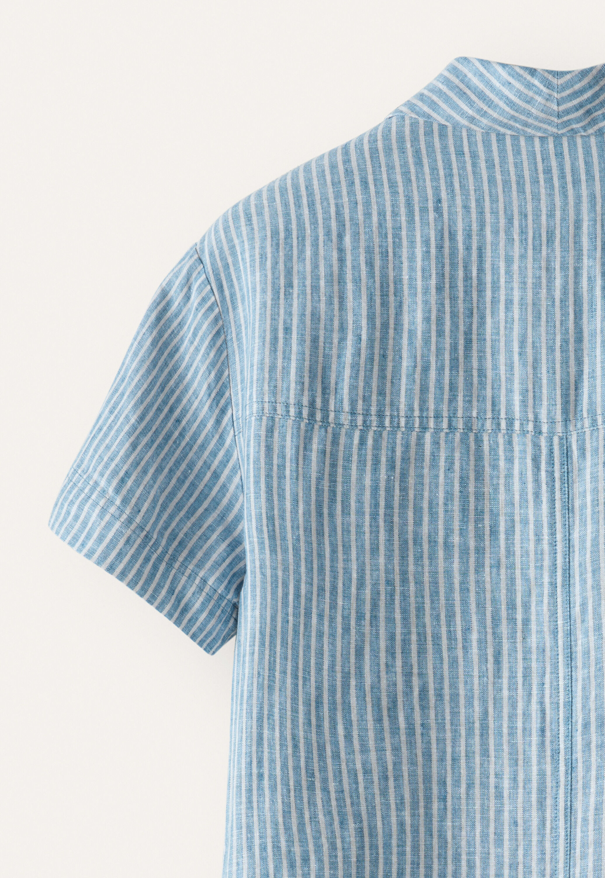 Striped A-line dress