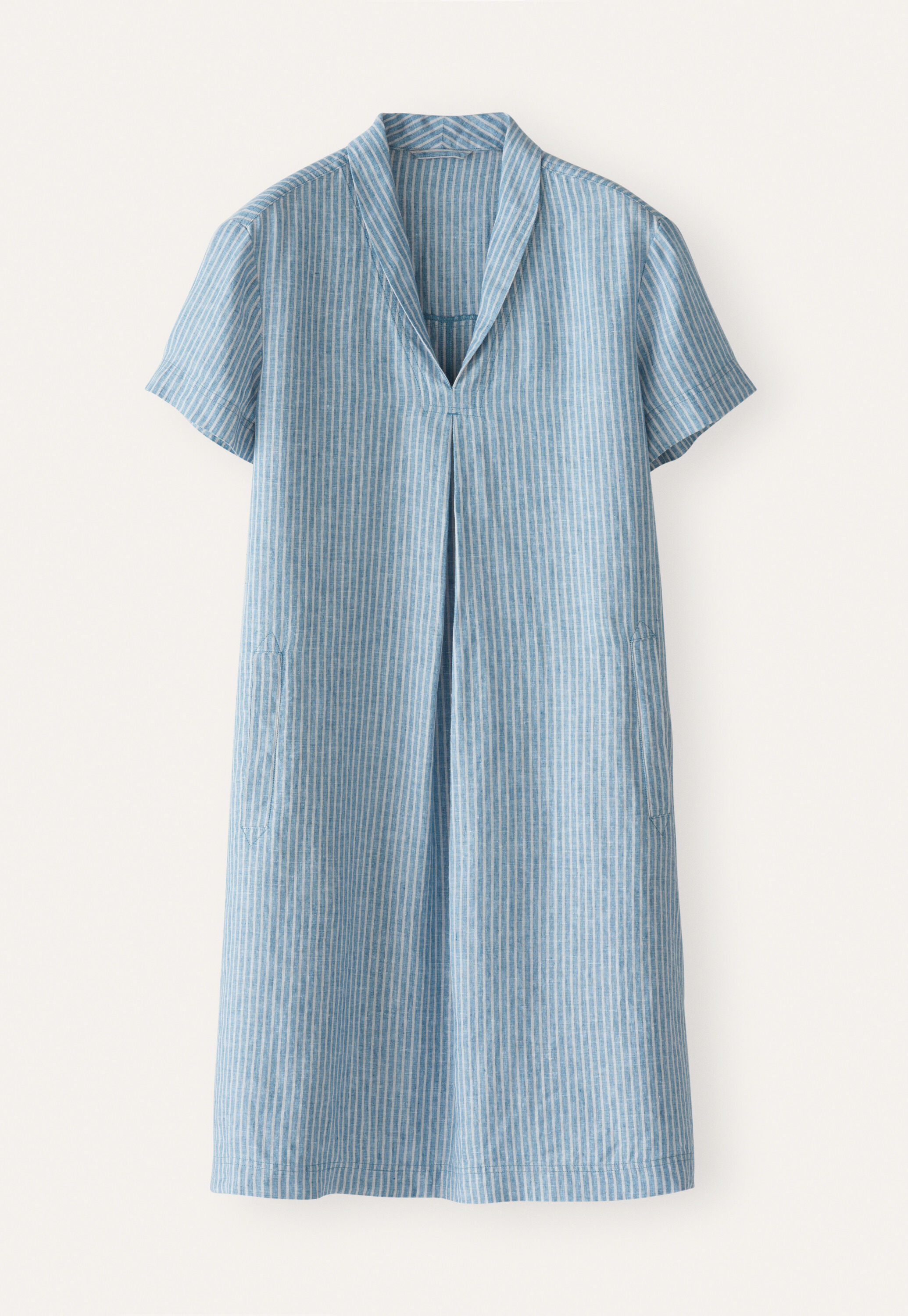 Striped A-line dress