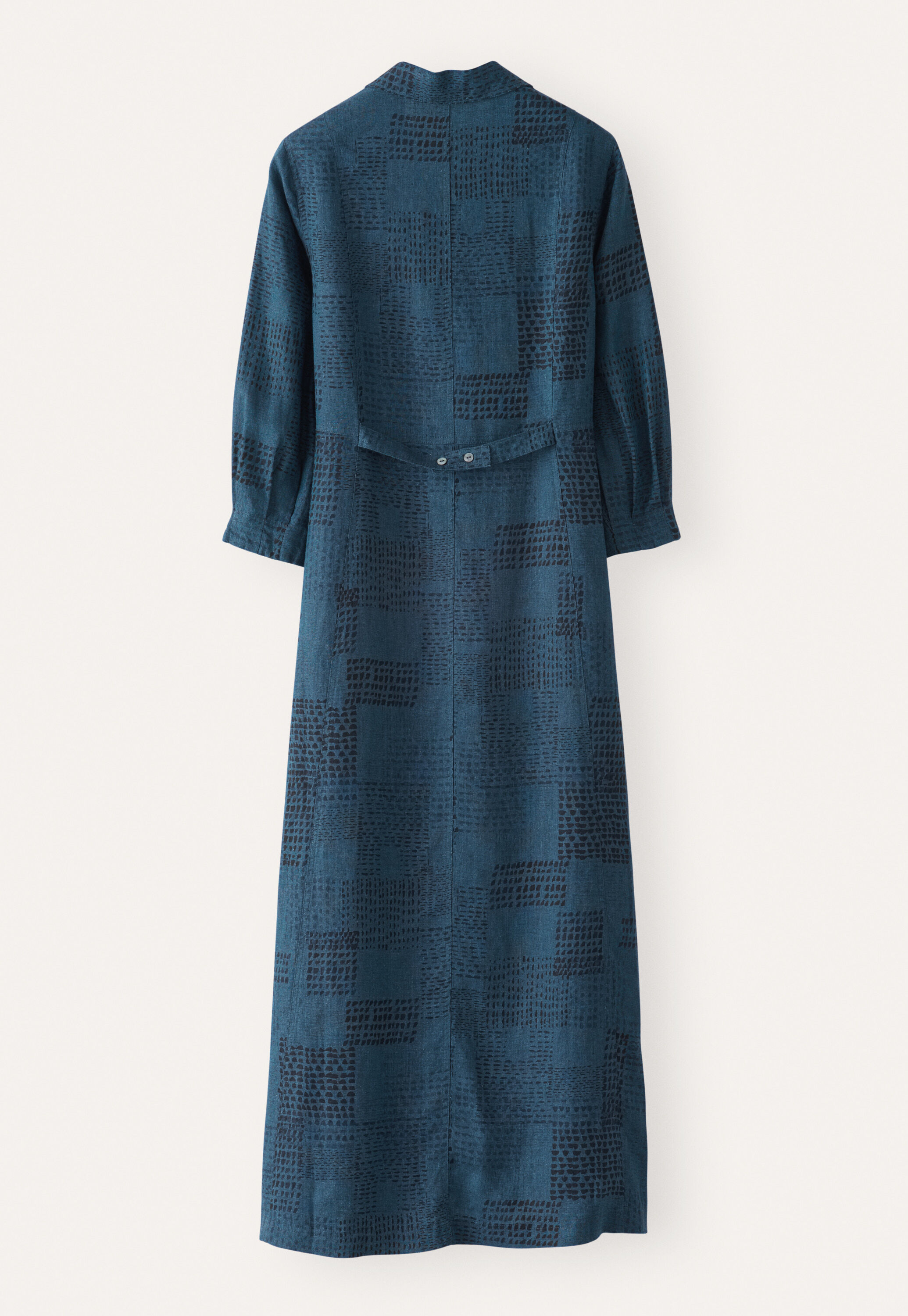 Printed shirt-dress
