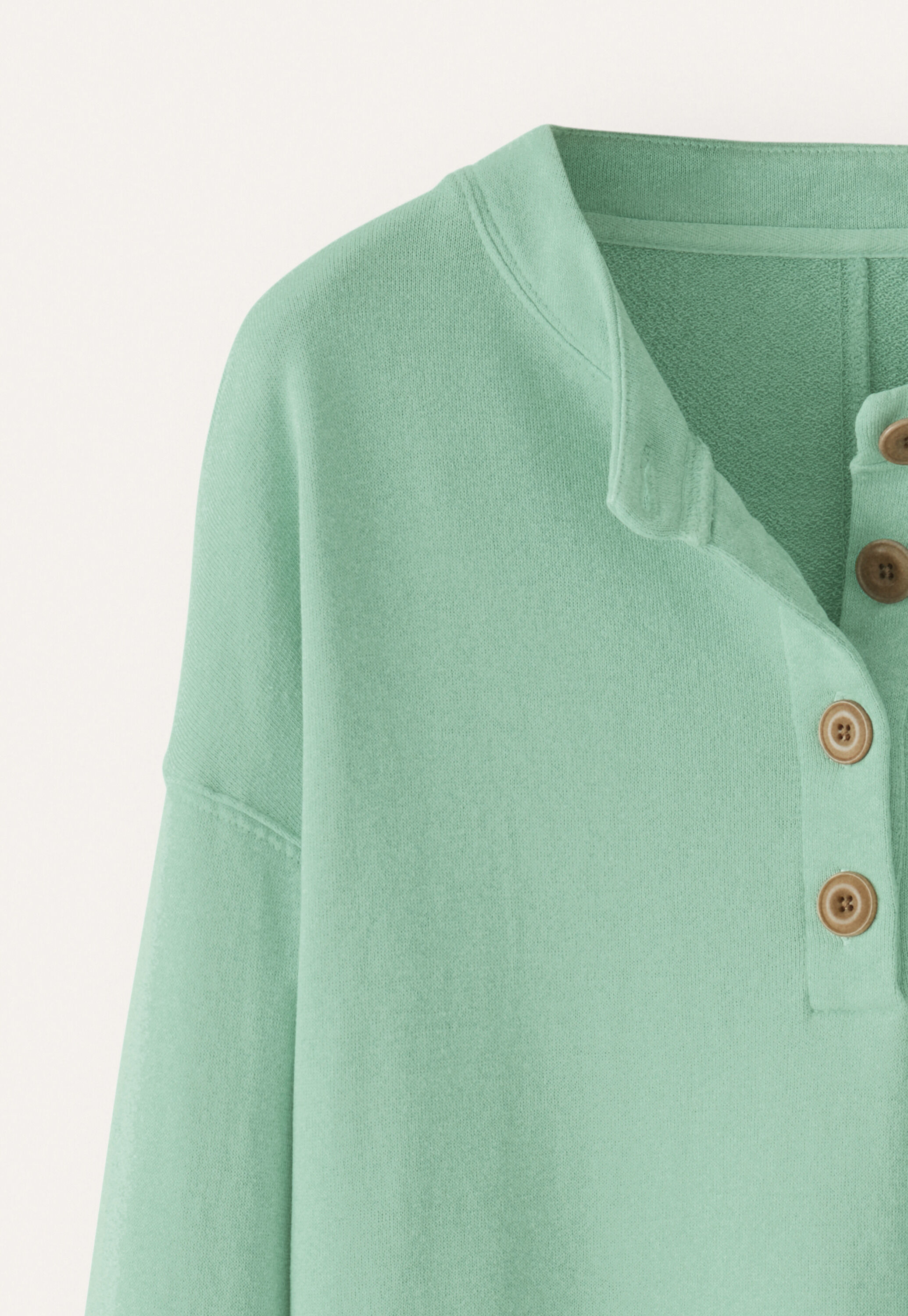 Button placket jersey top