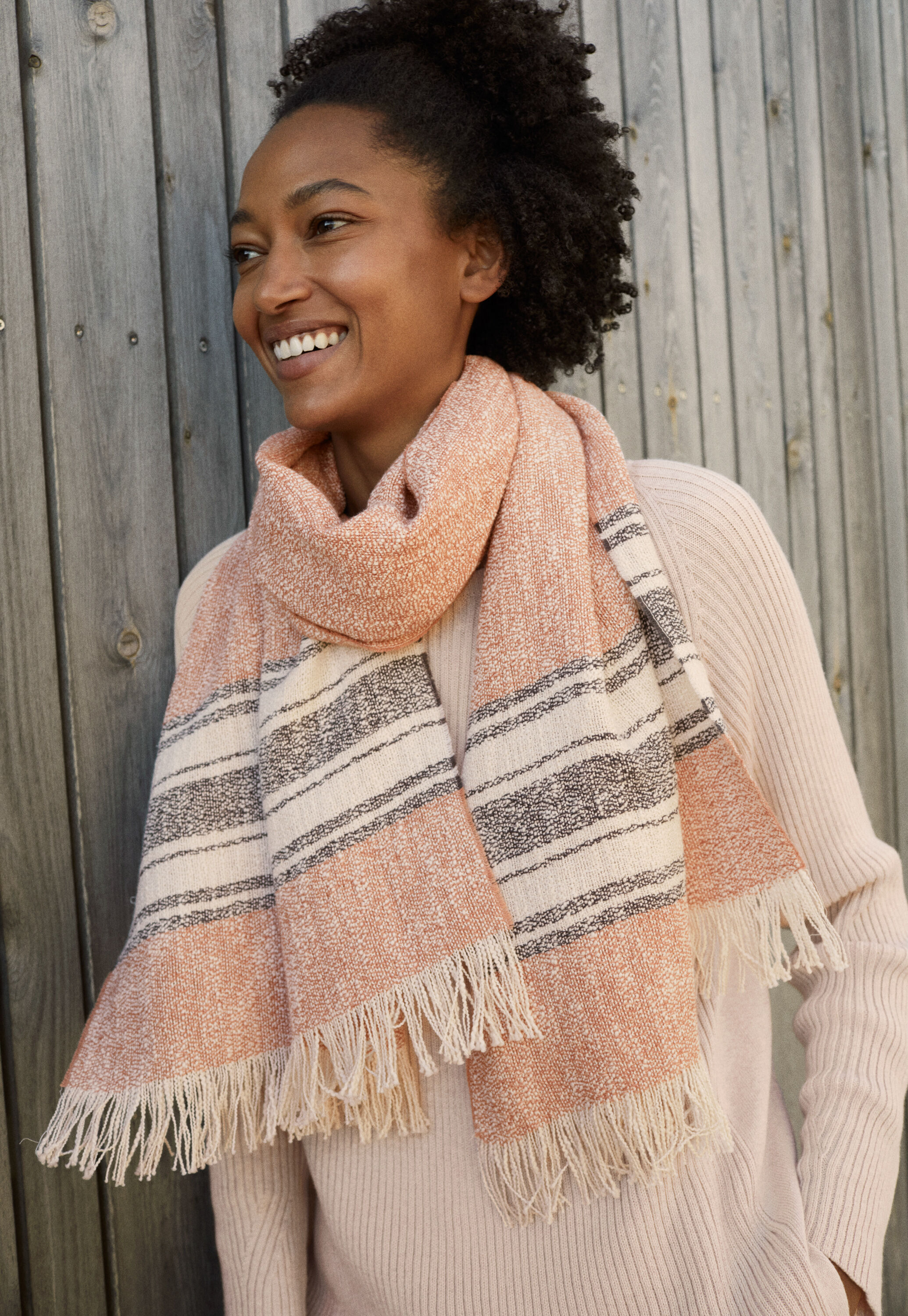 Striped scarf