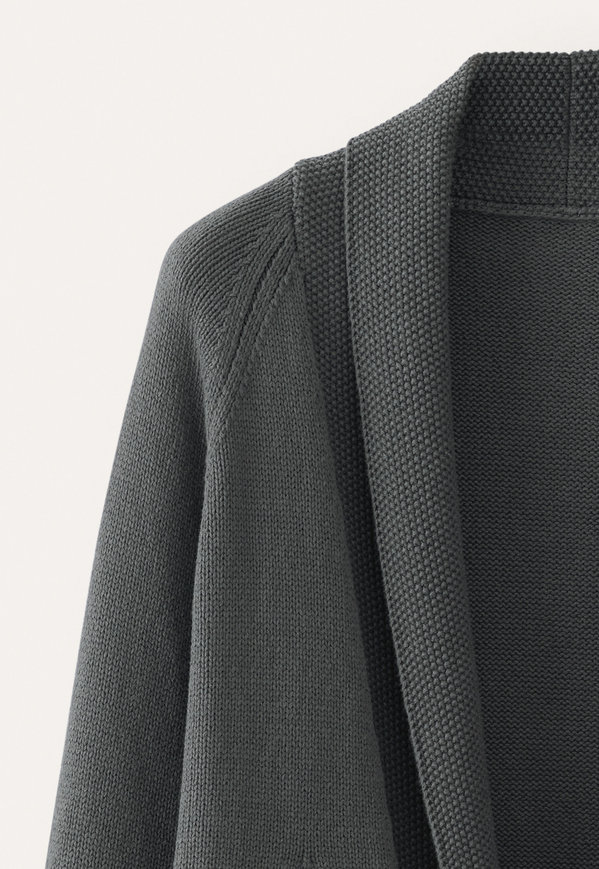 Shawl-collar cardigan