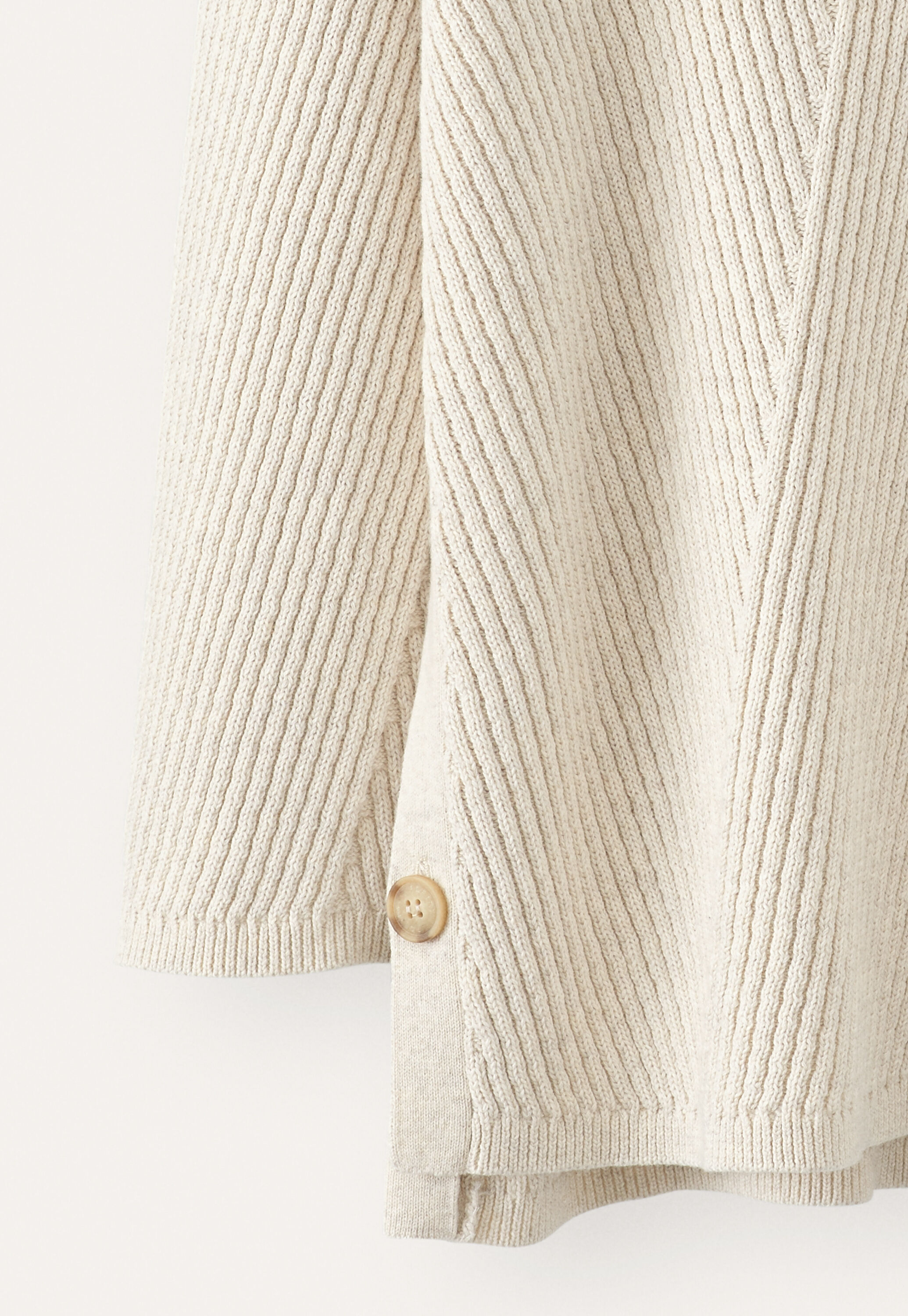 Rib-stitch sweater