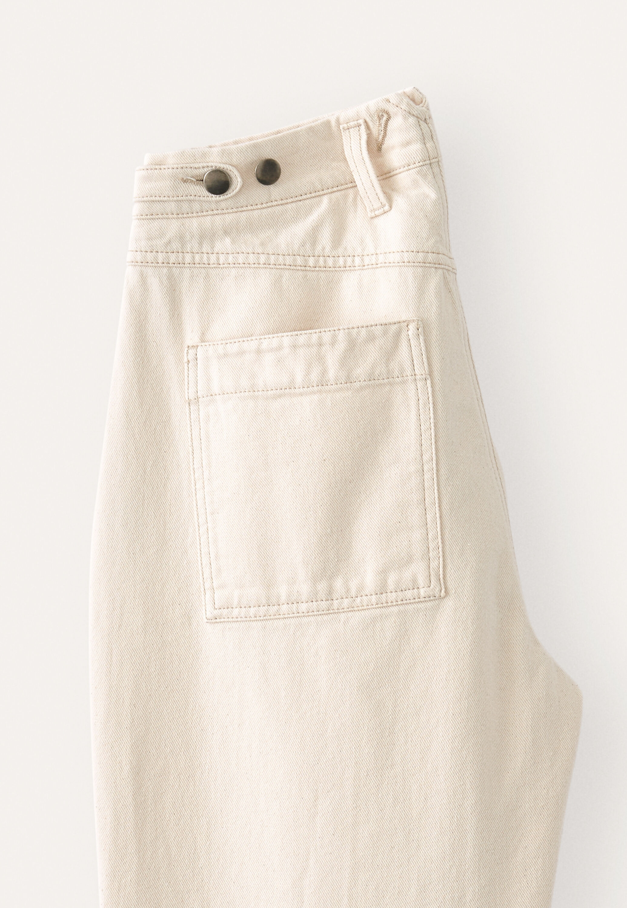 Un-dyed jeans
