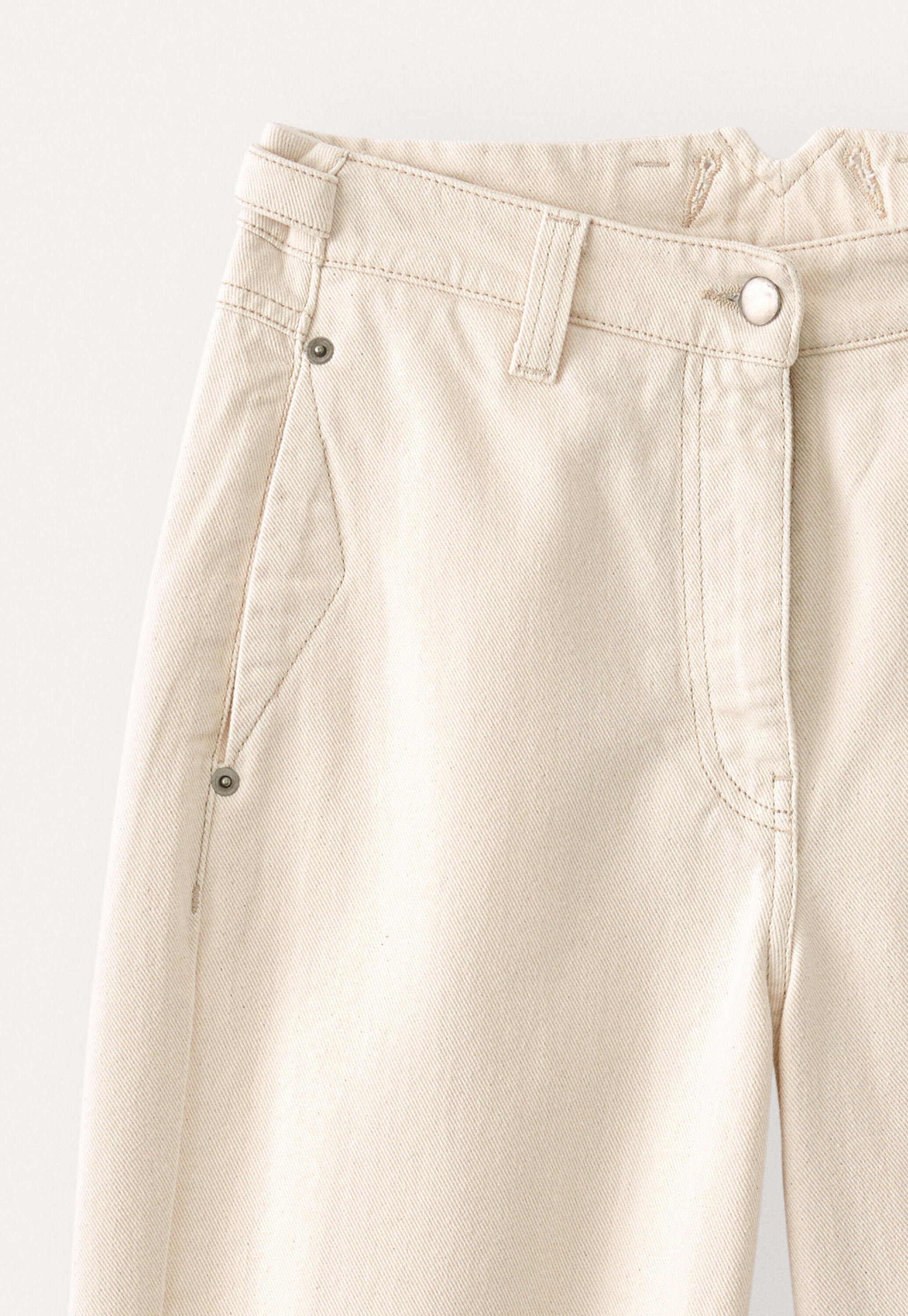 Un-dyed jeans