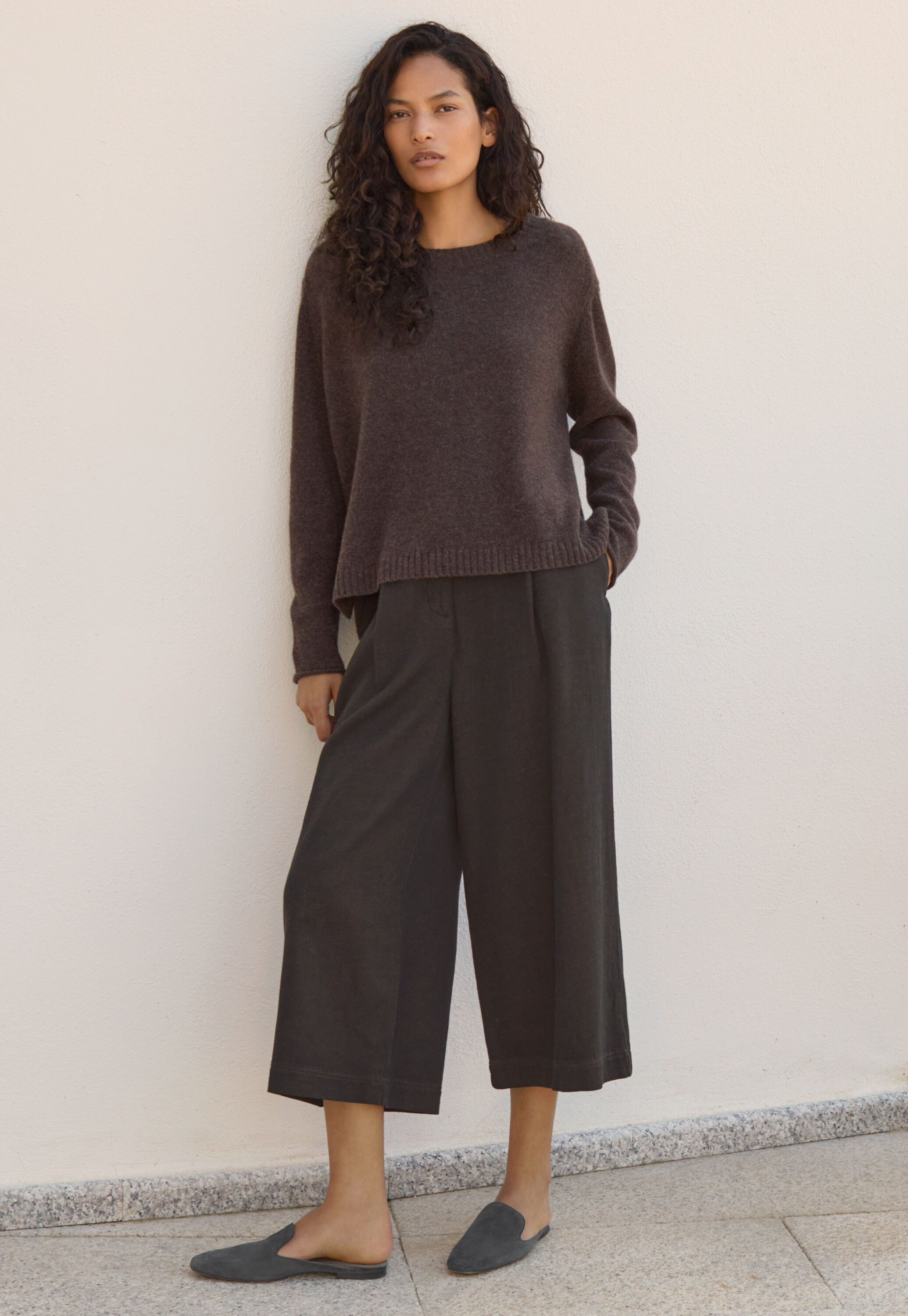 Pleat-front trousers