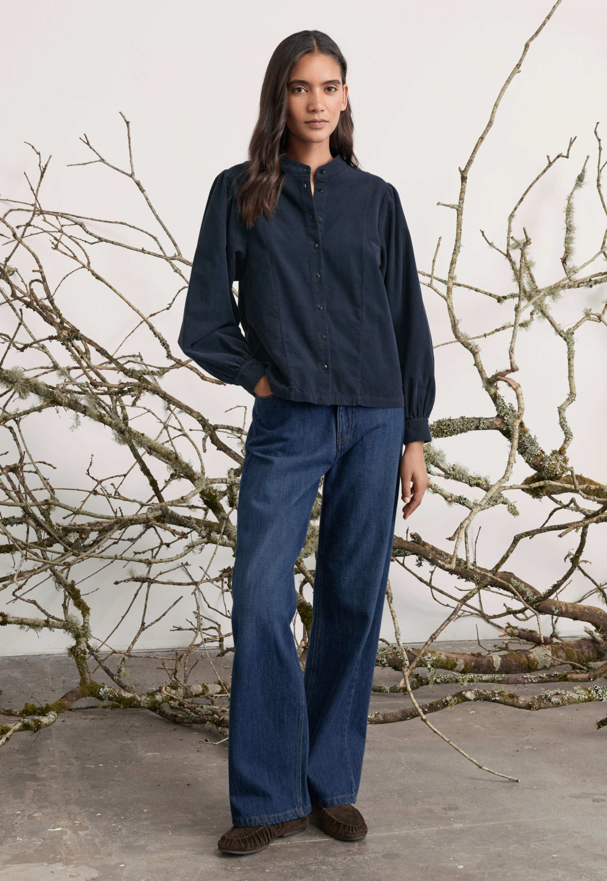 Pleat-front trousers