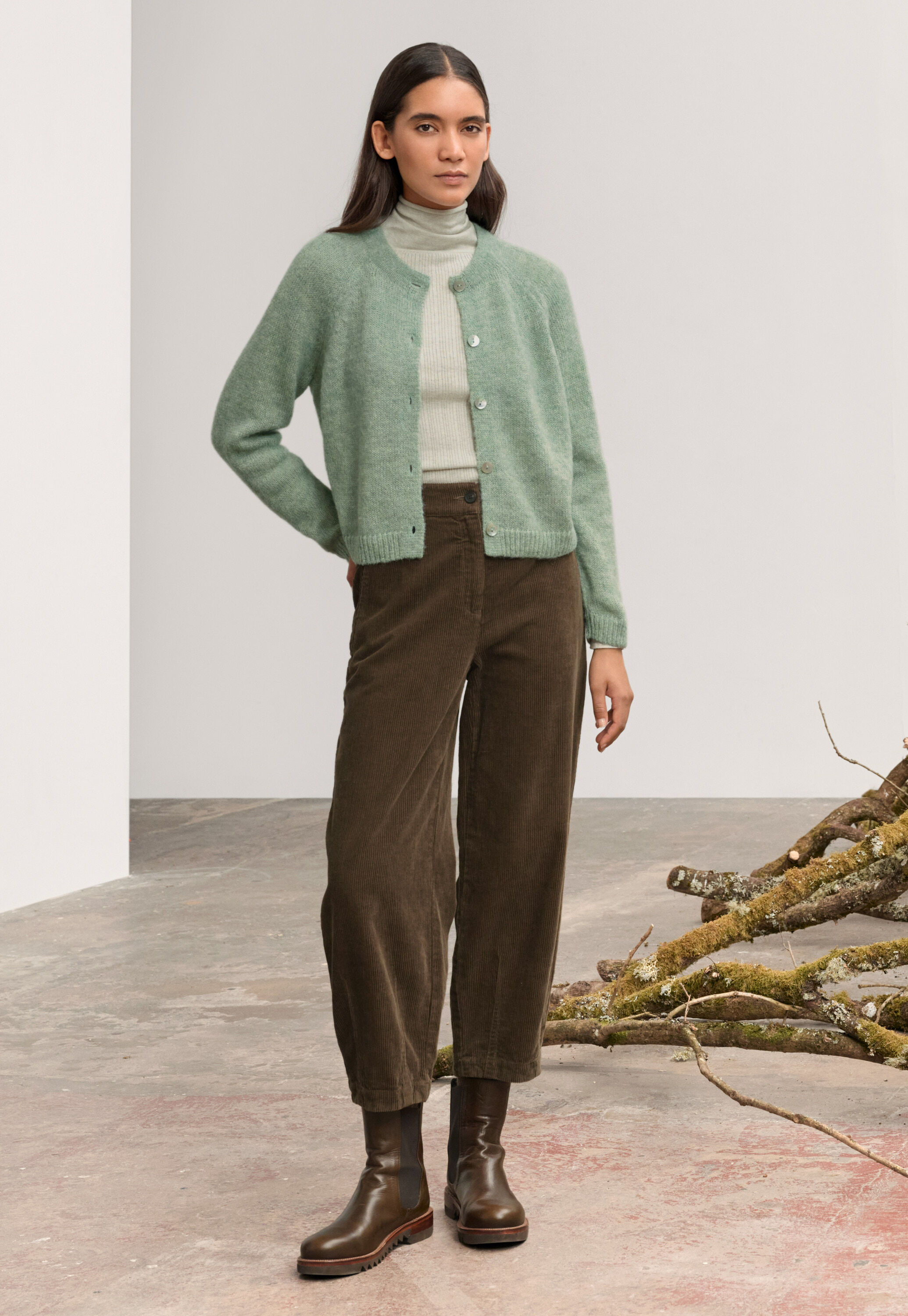 Pleat-front trousers