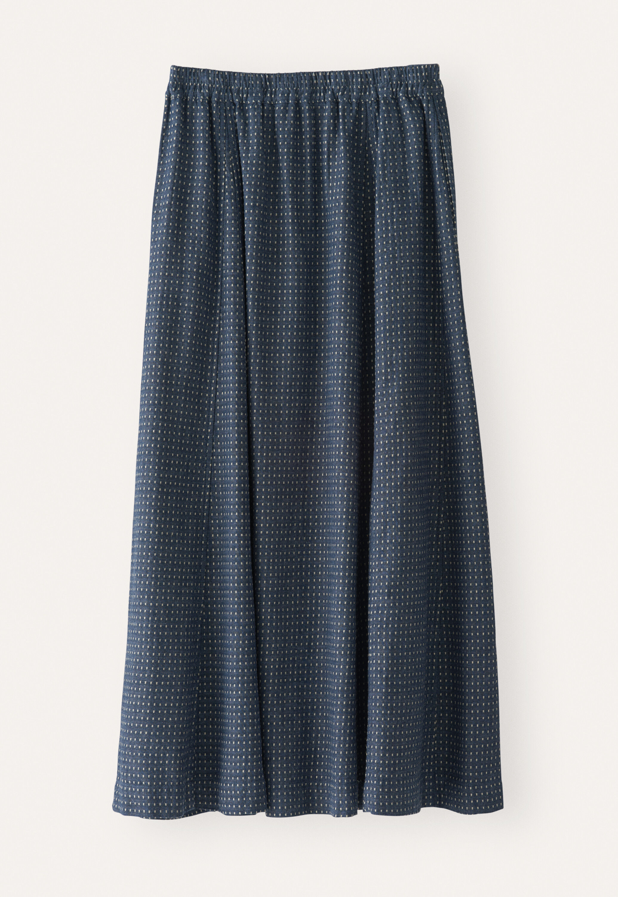 Long godet skirt