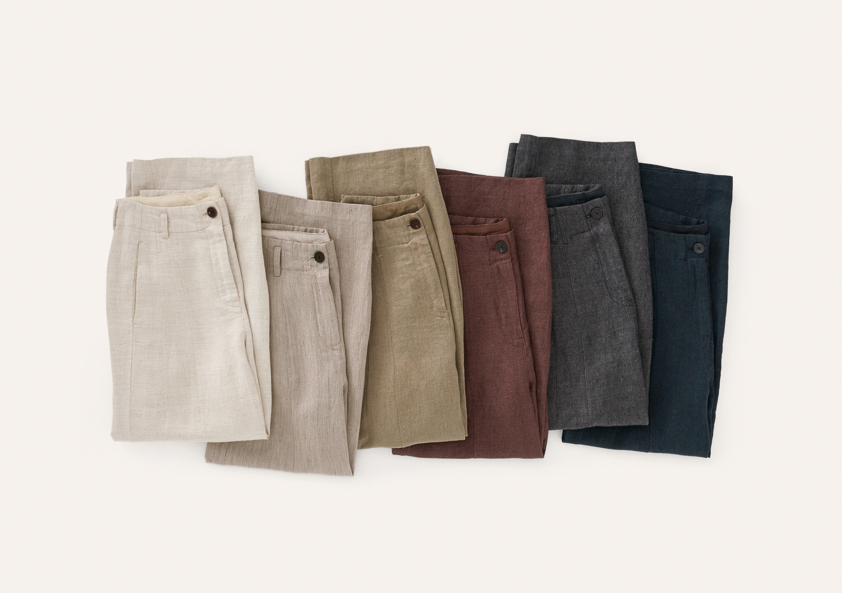 Barrel-leg trousers