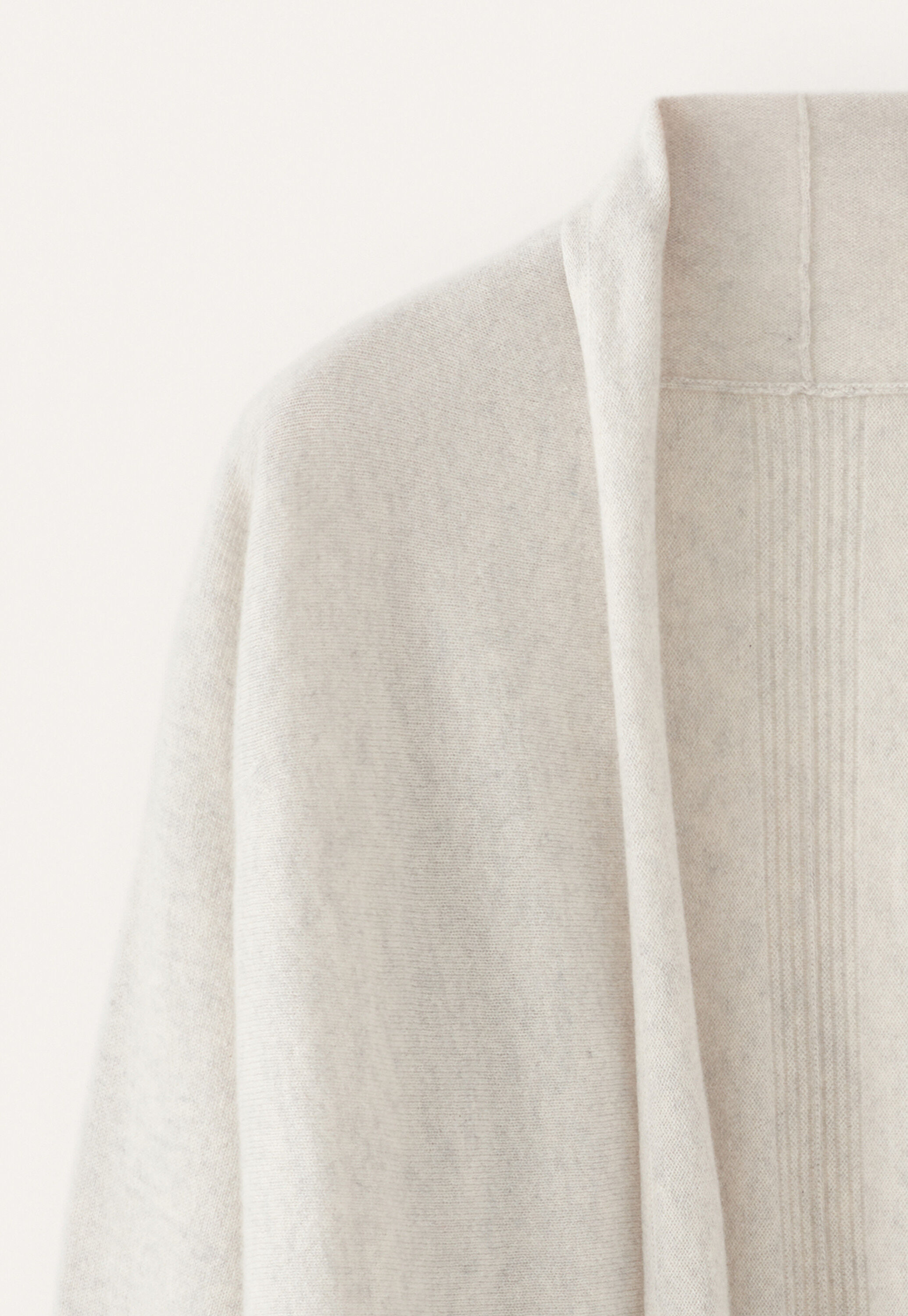 Dolman shawl-collar cardigan