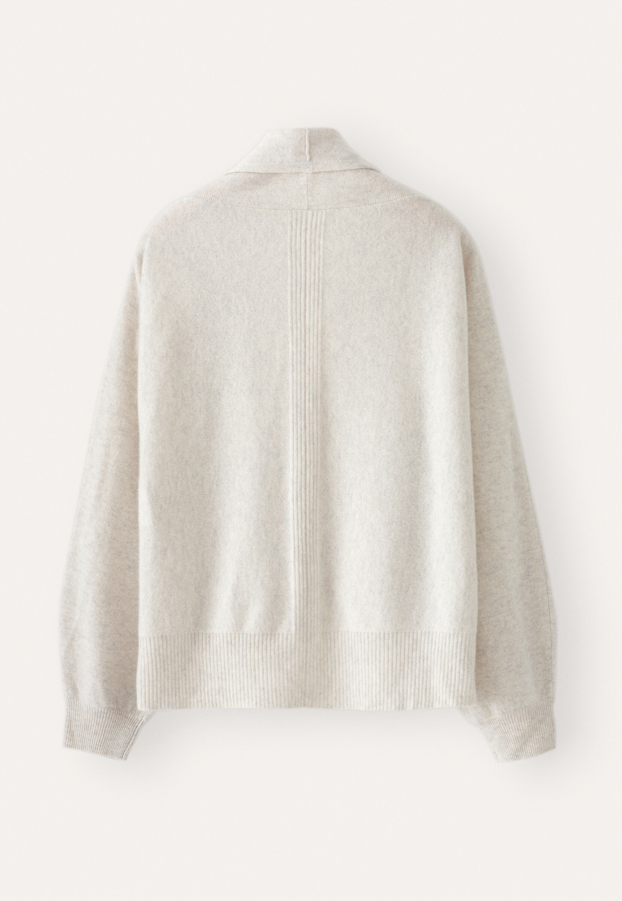 Dolman shawl-collar cardigan