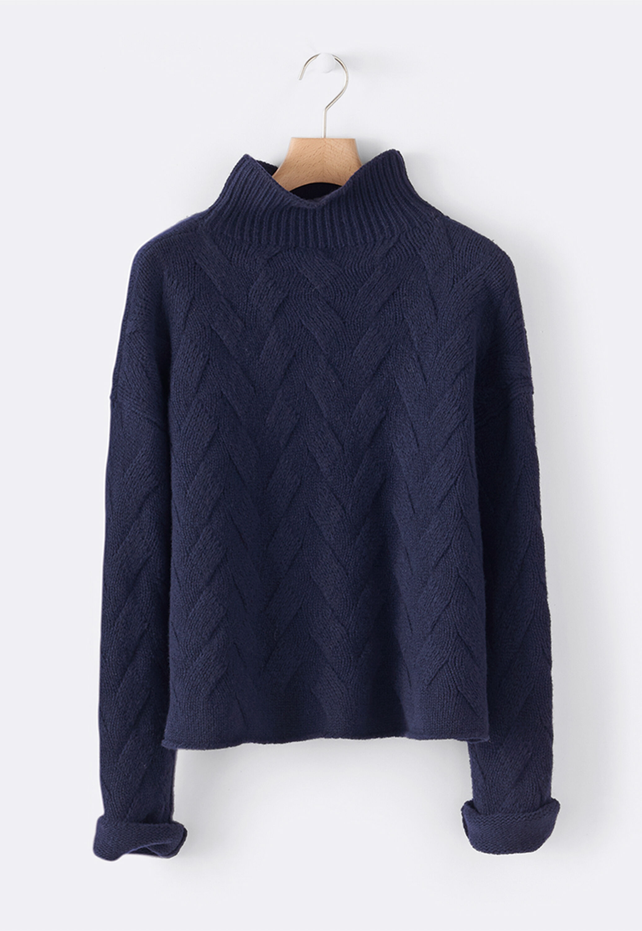Cable sweater