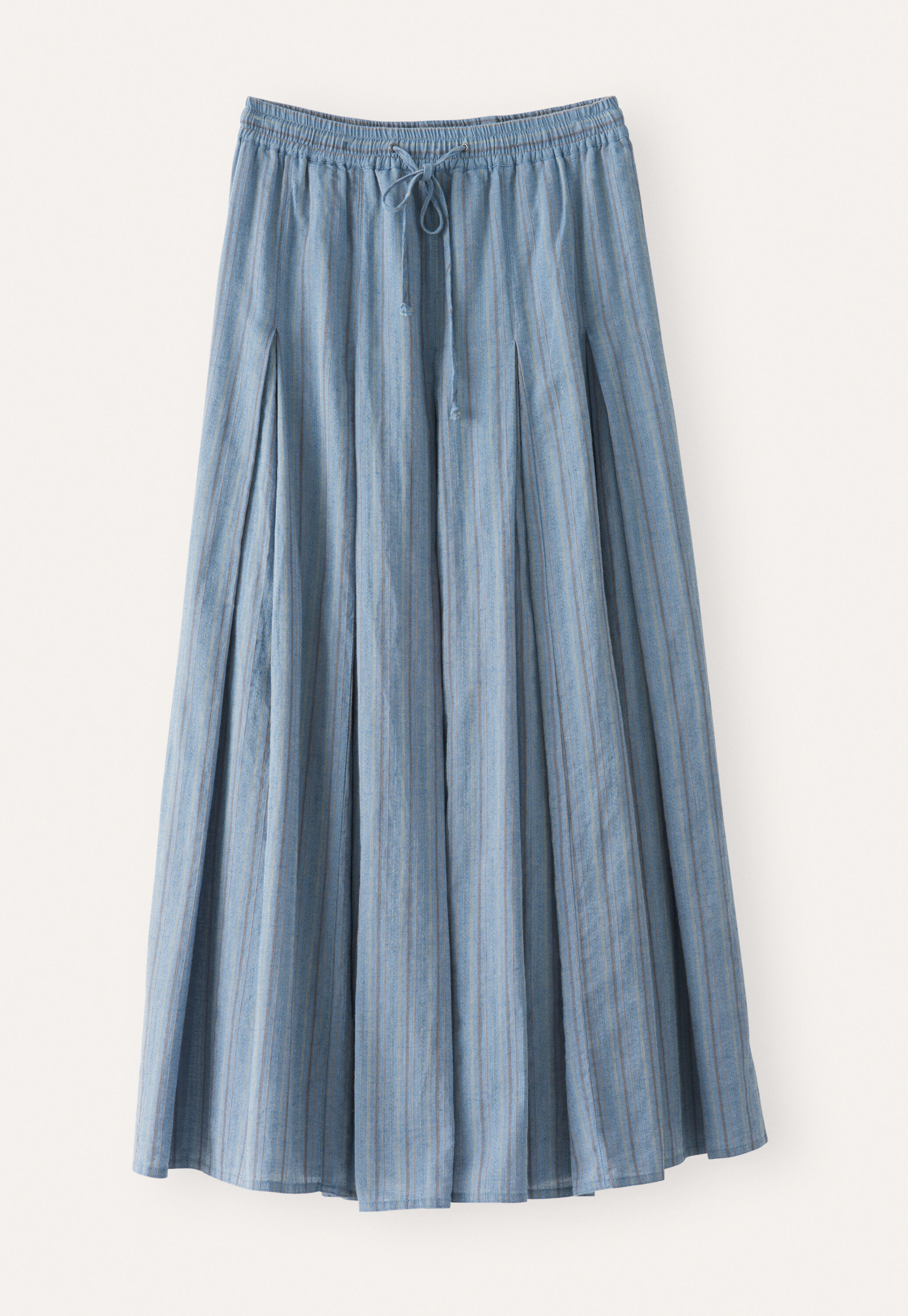 Long striped skirt
