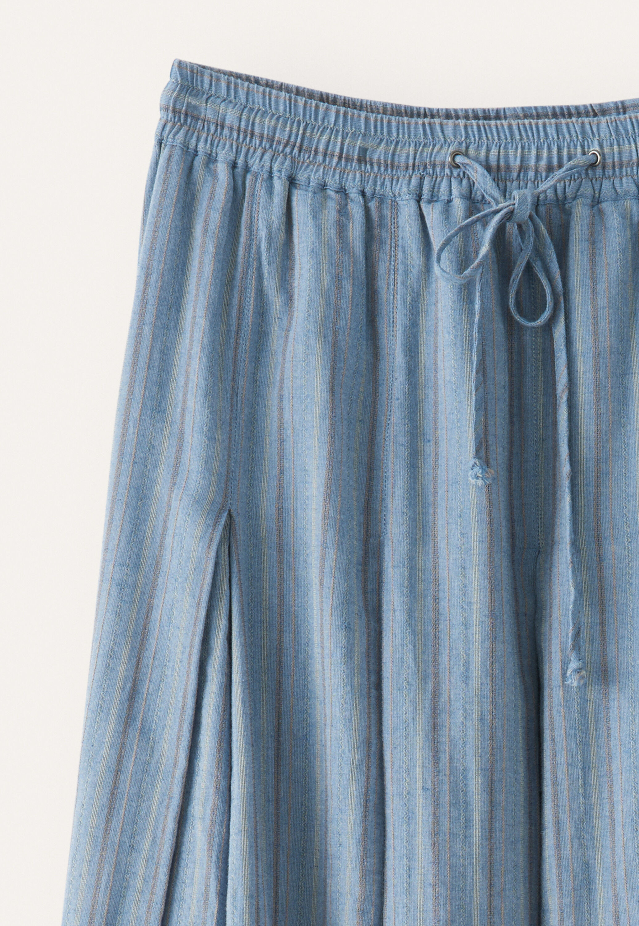 Long striped skirt