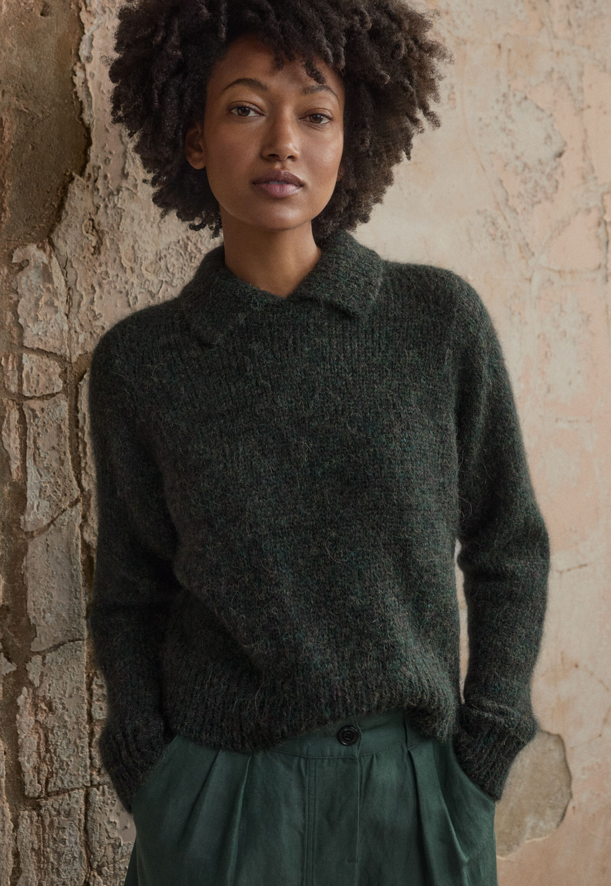 Collared sweater