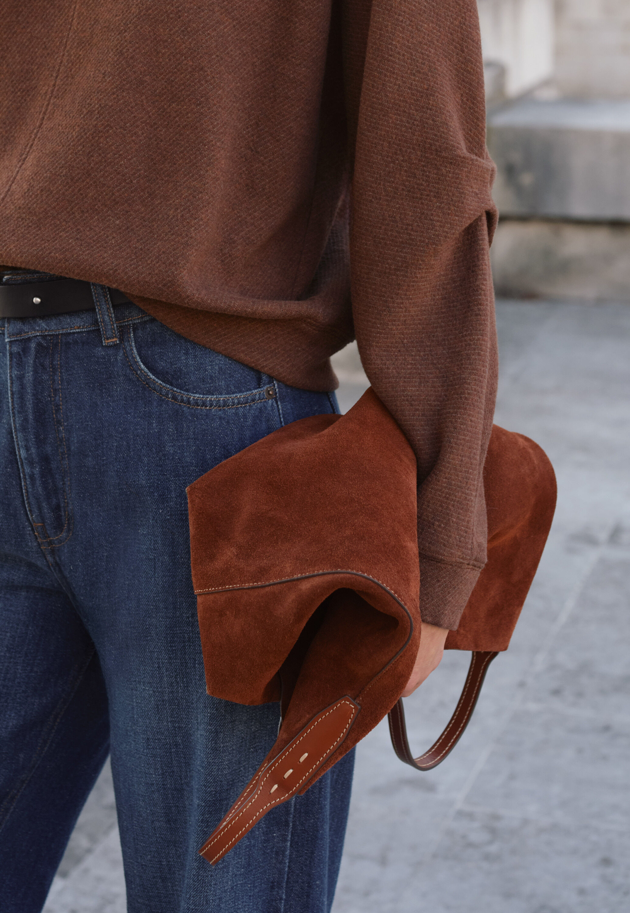 Bucket bag, Chestnut, large