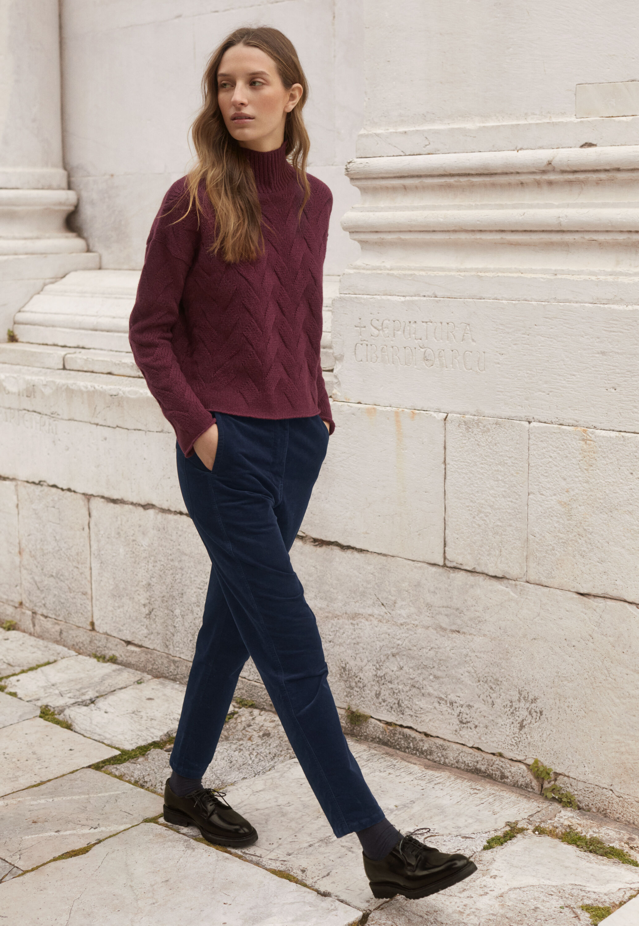 Slim tapered trousers