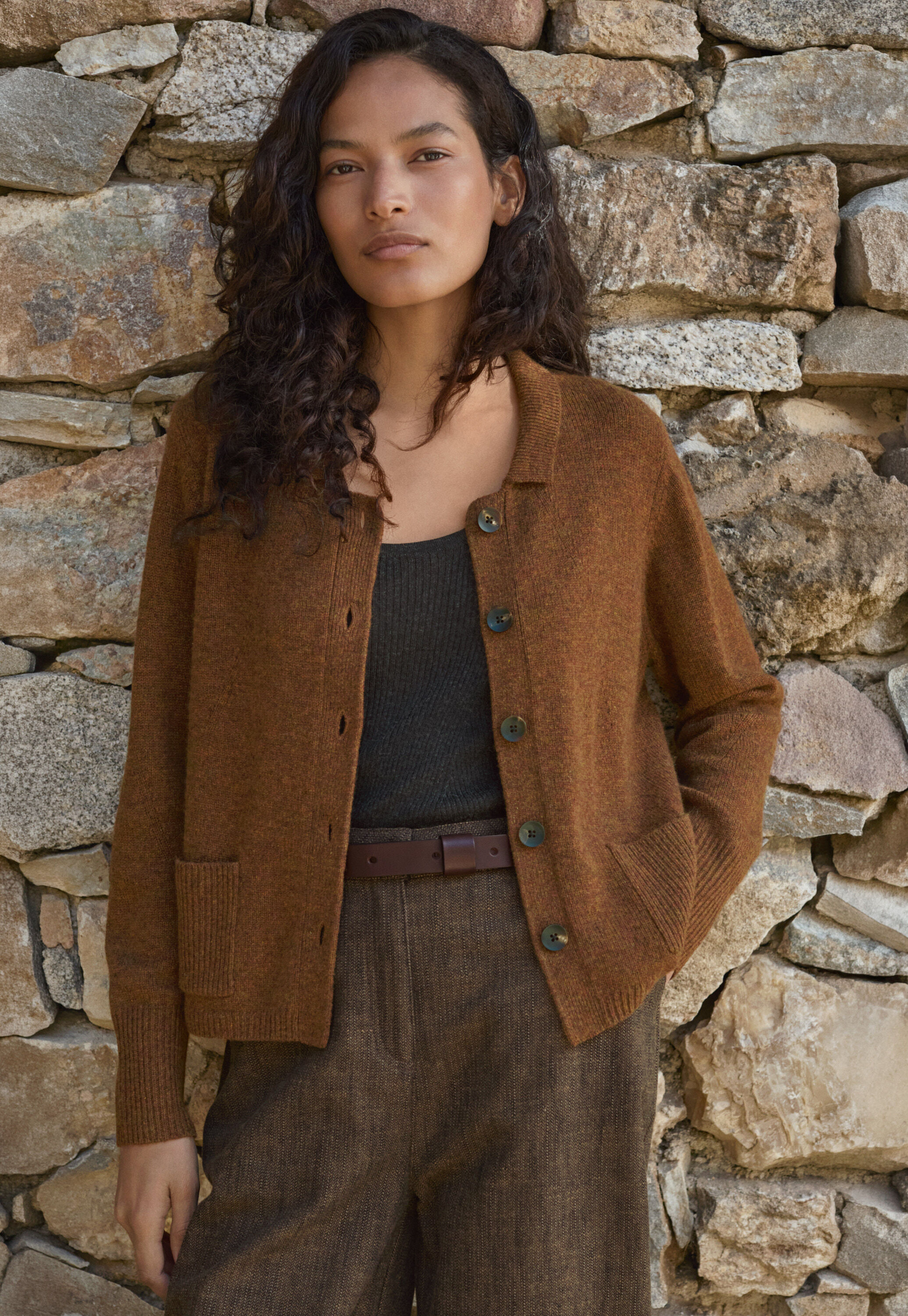 Knitted vest