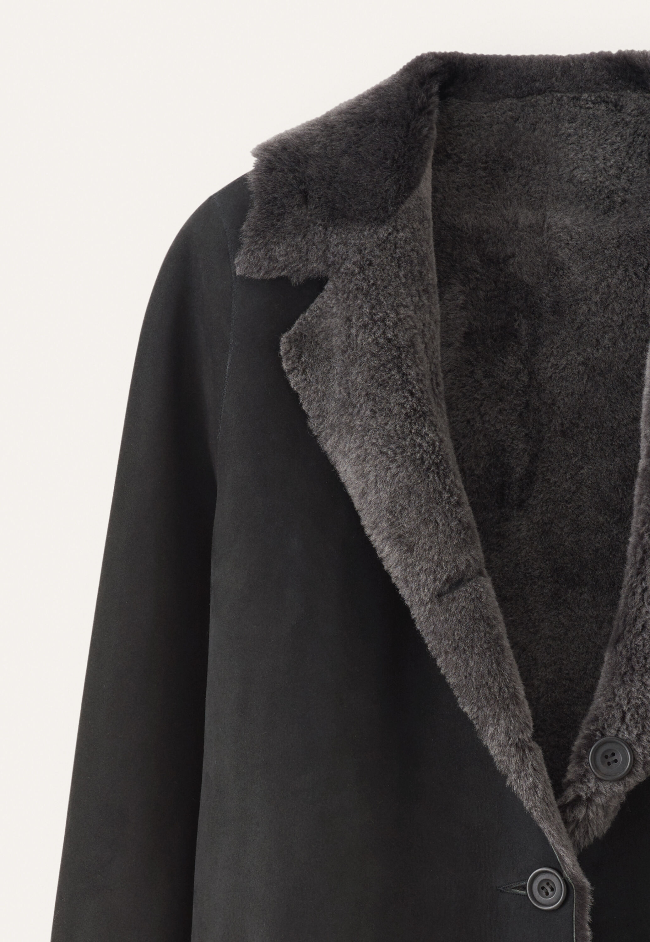 Sheepskin coat